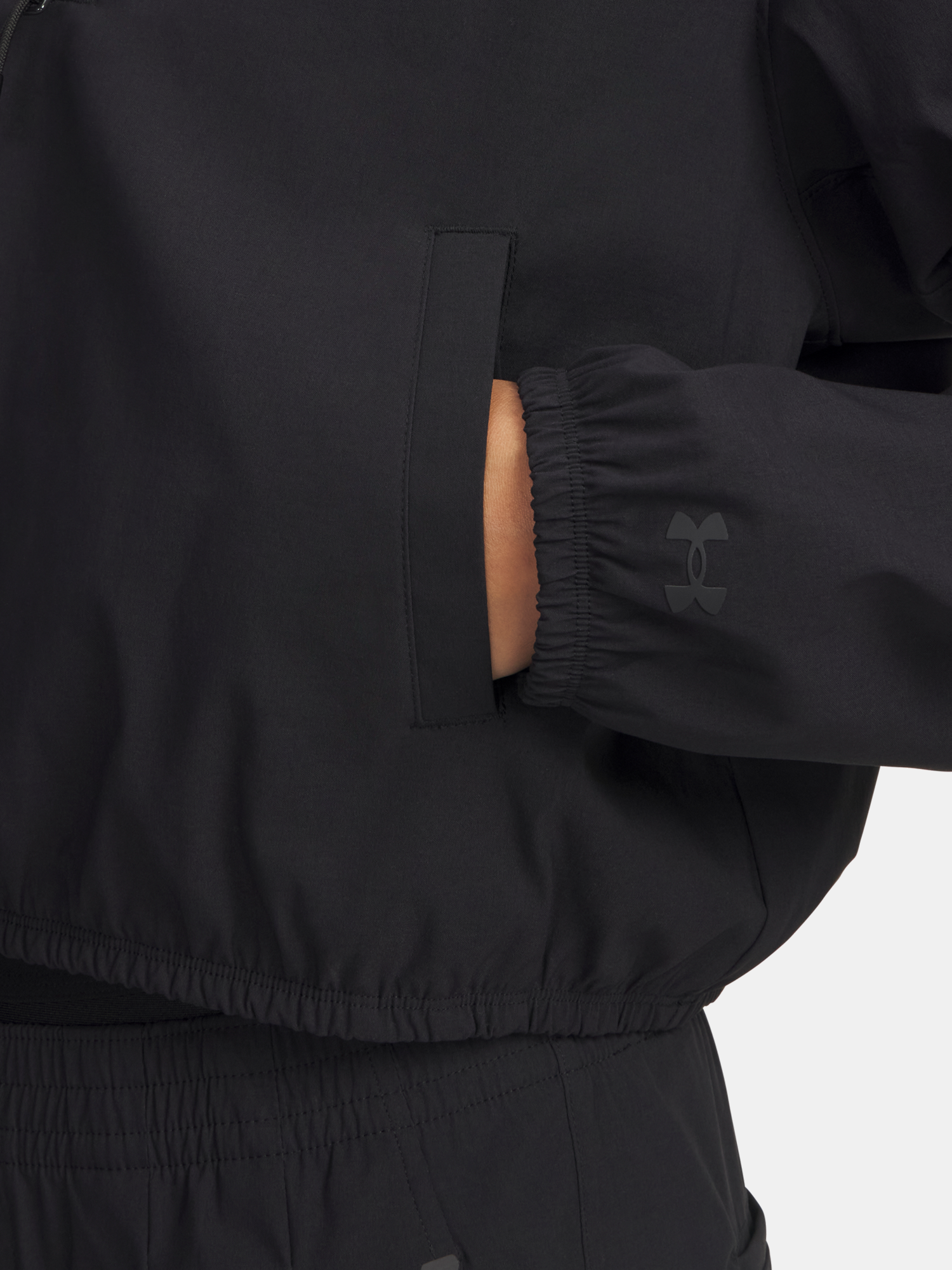 Under Armour UA Unstoppable Wvn Pullover-BLK Women's Jacket - Ladies