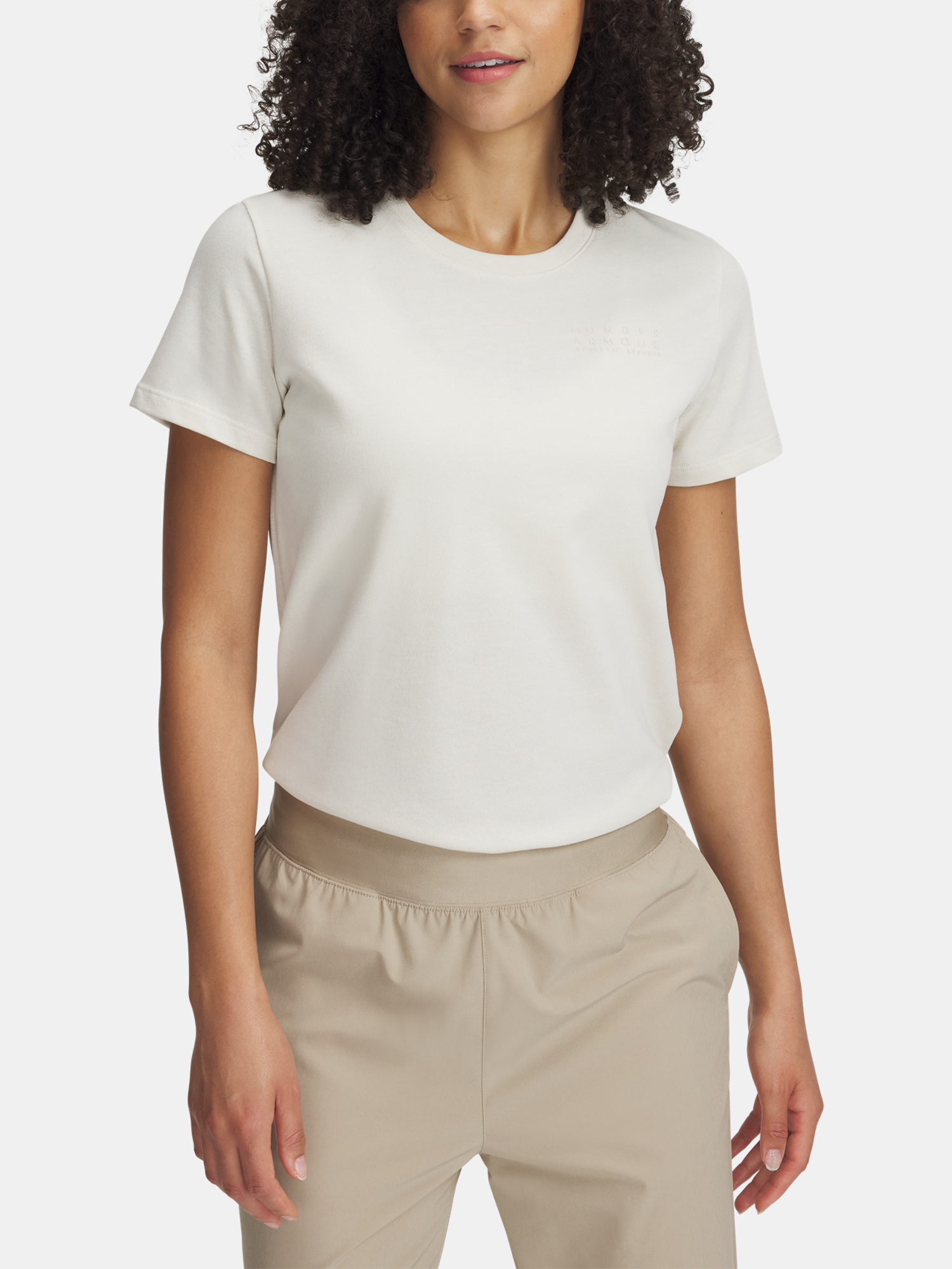 Womens T-shirt Under Armour UA HWT BRANDED CORE SS - Womens