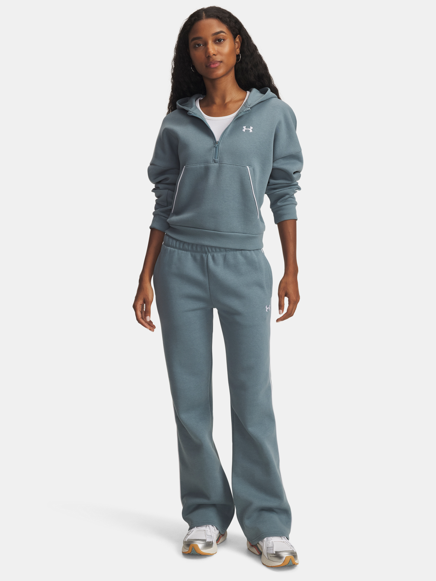 Under Armour UA Rival Flc Piped Pant-BLU Women&#039;s Sports Trousers - Ladies