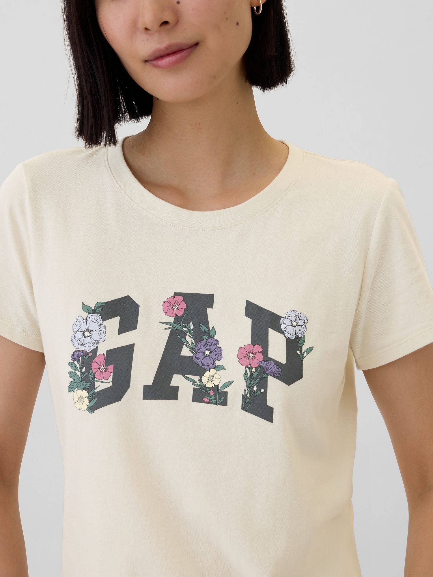 GAP Cotton T-shirt with logo - Women's