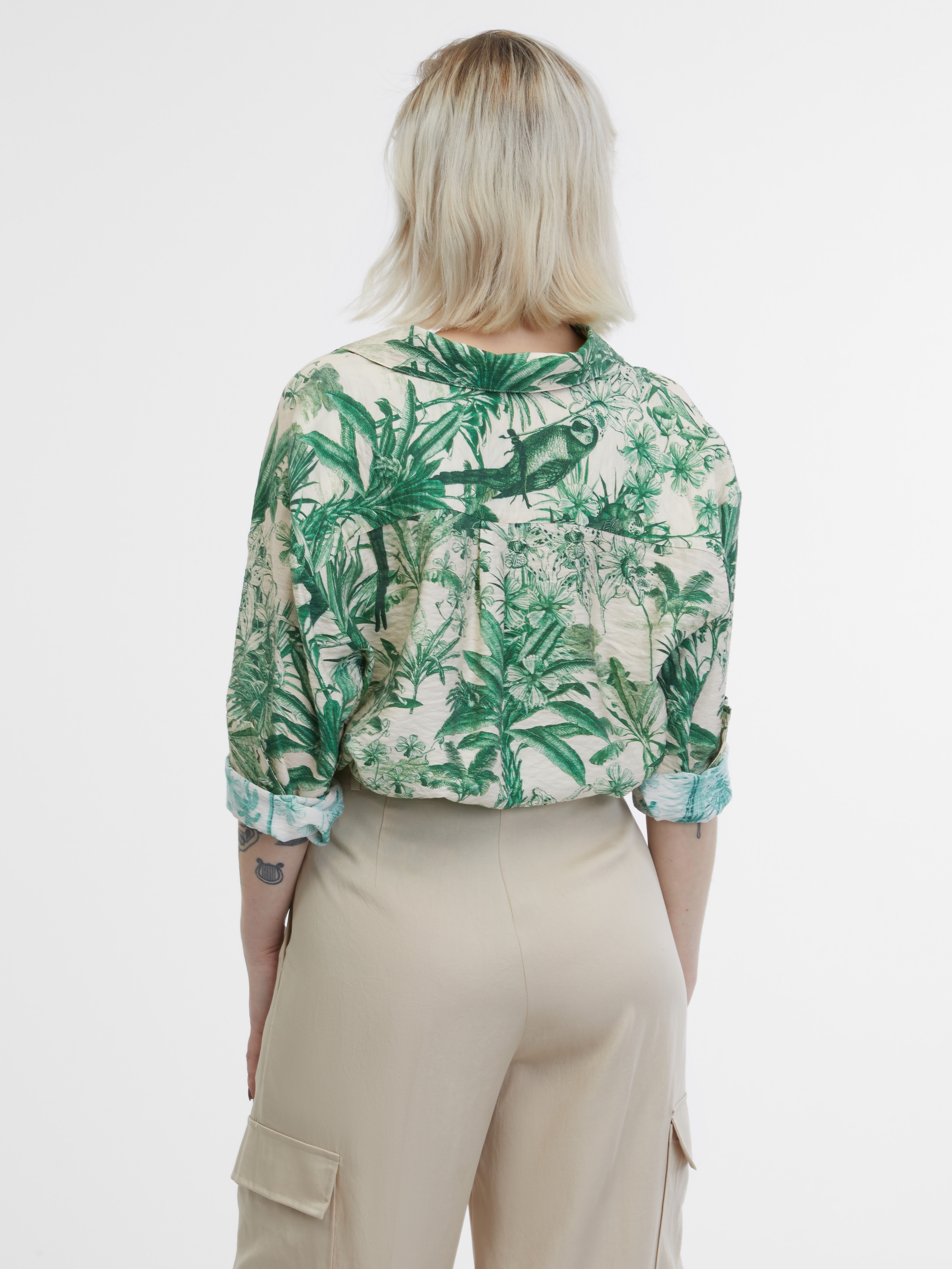 Green-beige women's shirt ORSAY - Women's