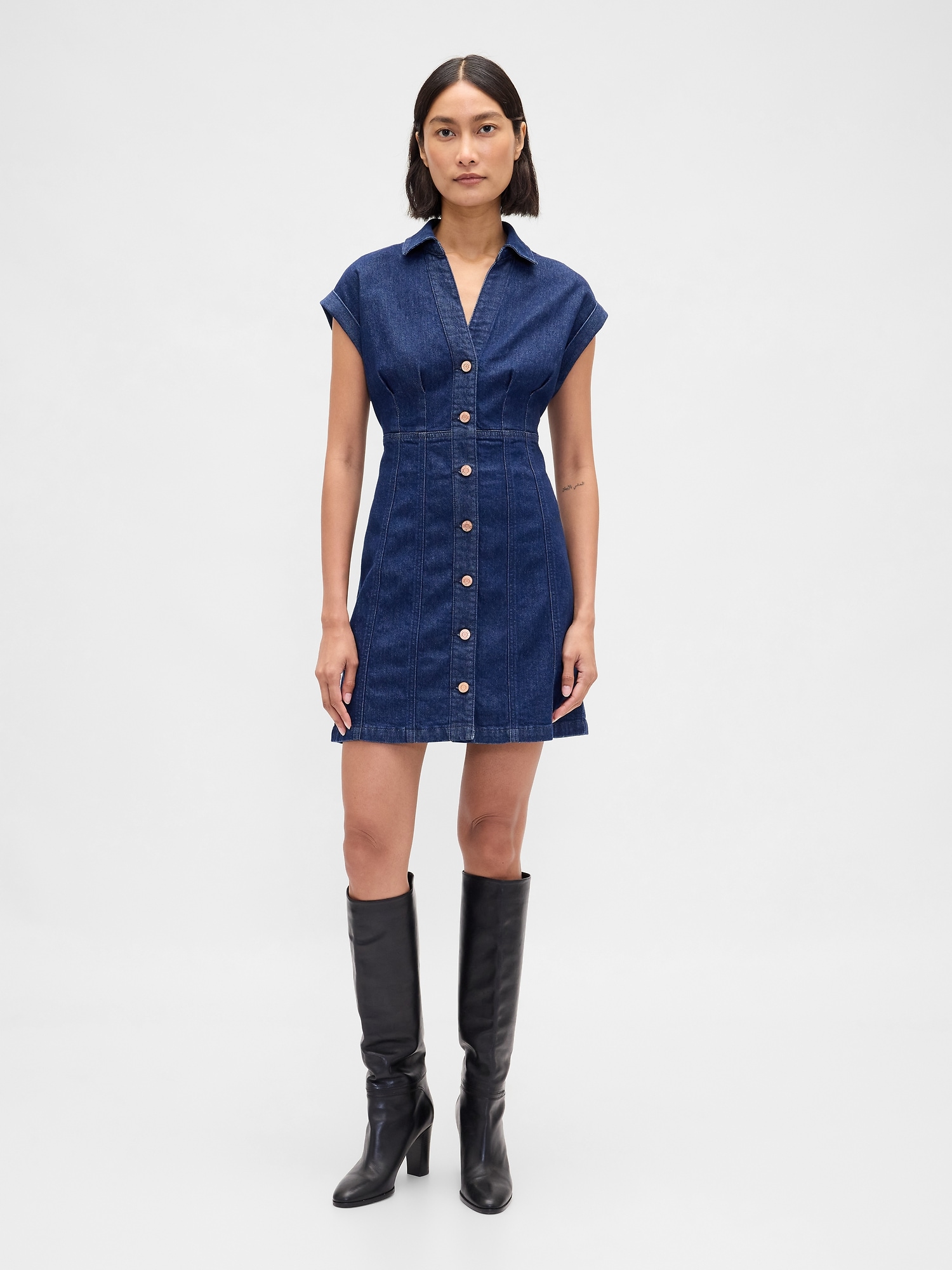 GAP Denim Mini Dress - Ladies