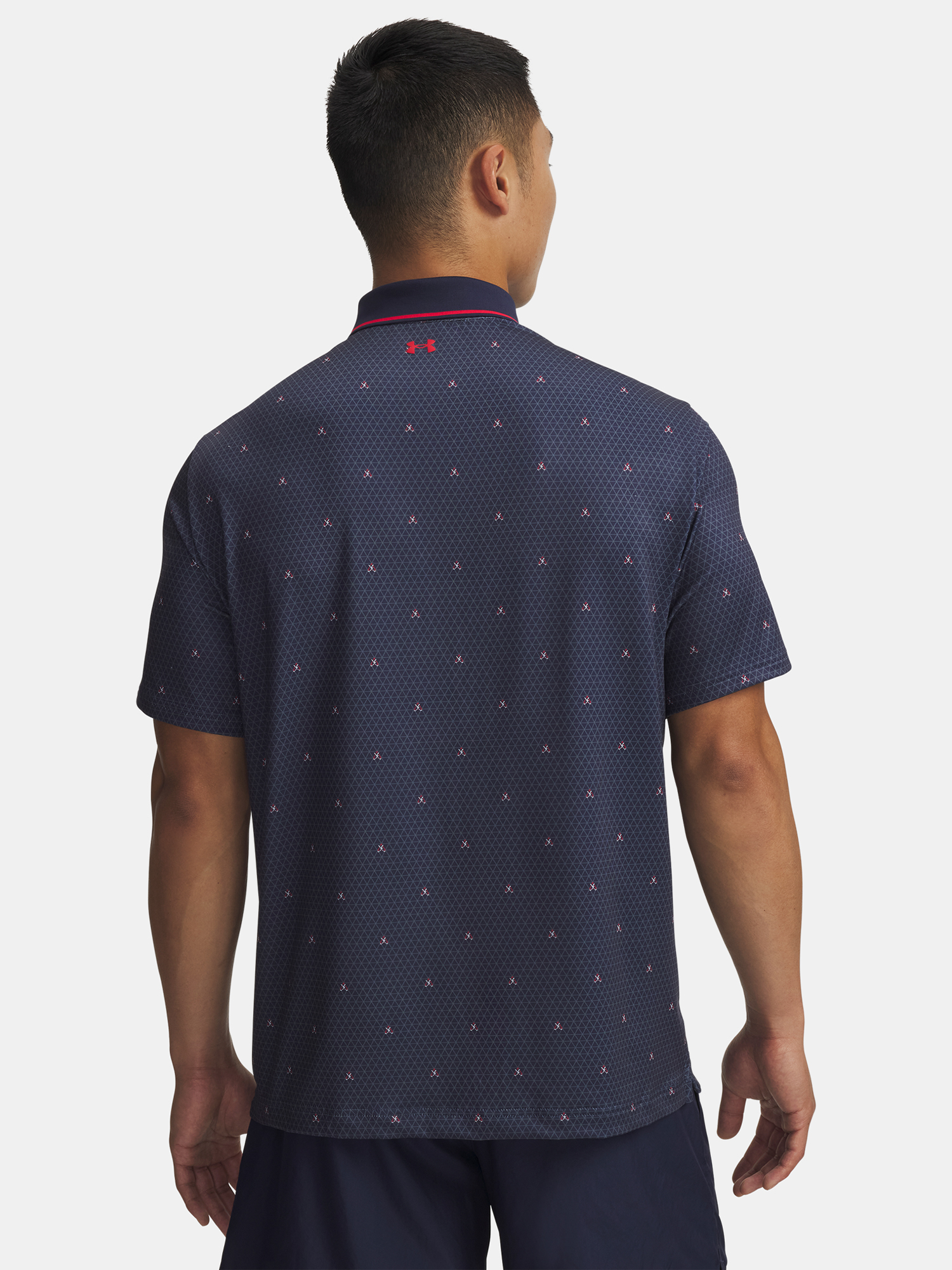 Men's Under Armour UA Drive Warning Polo-BLU T-Shirt - Men's