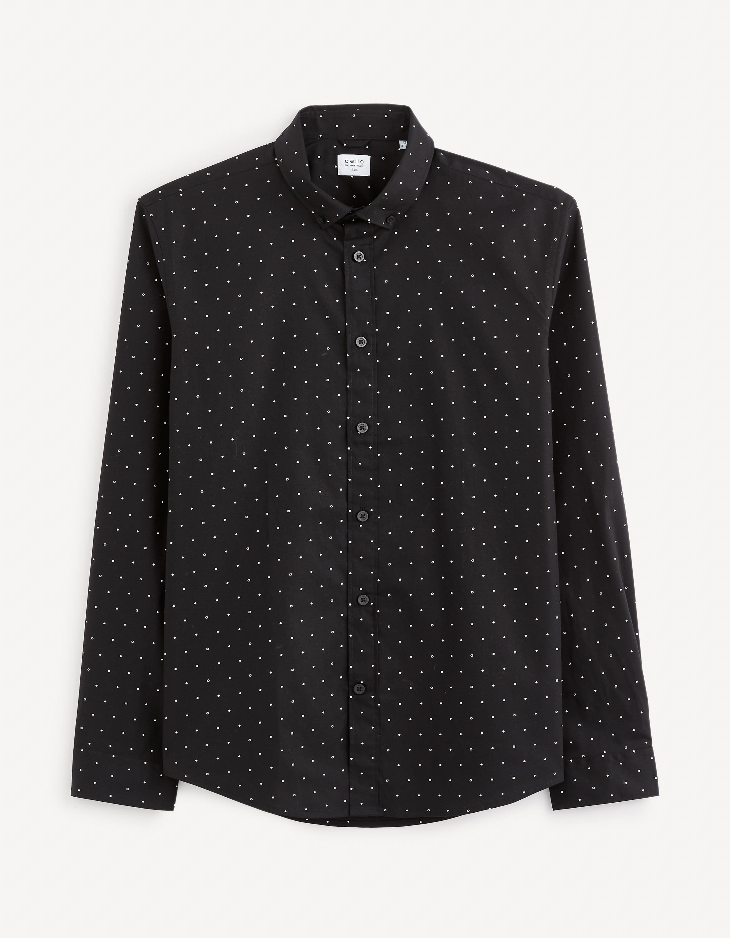 Celio Patterned slim shirt Faoport - Men's