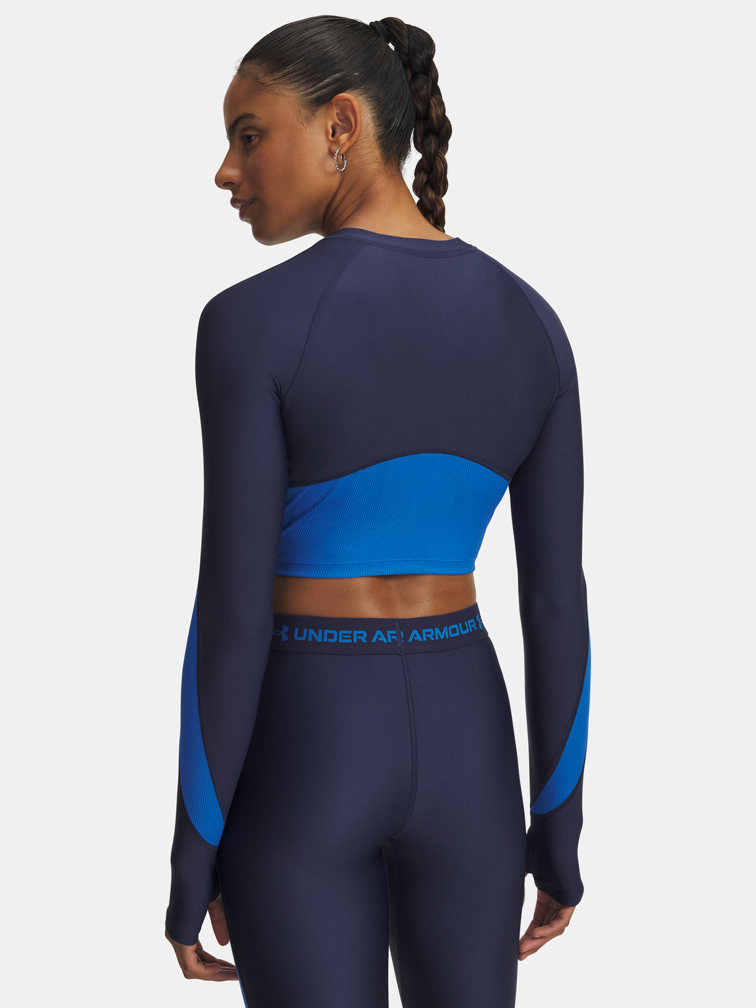 Under Armour UA HG Rib 1/4 Zip-BLU Women's T-Shirt - Women's