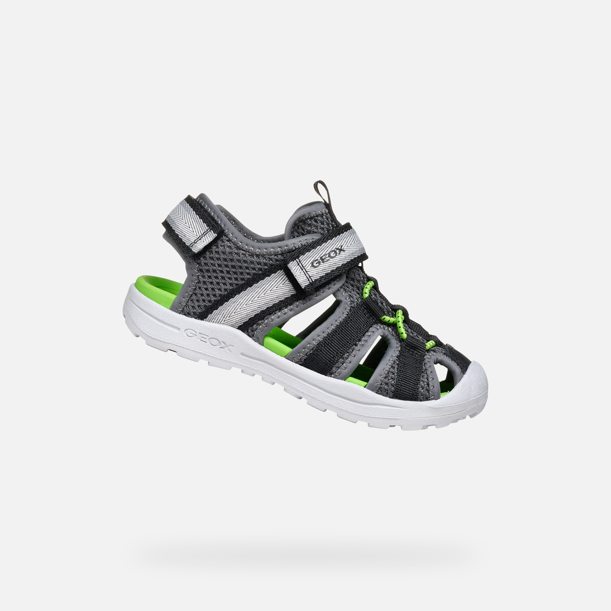 Grey boys sandals Geox Vaniett - Boys