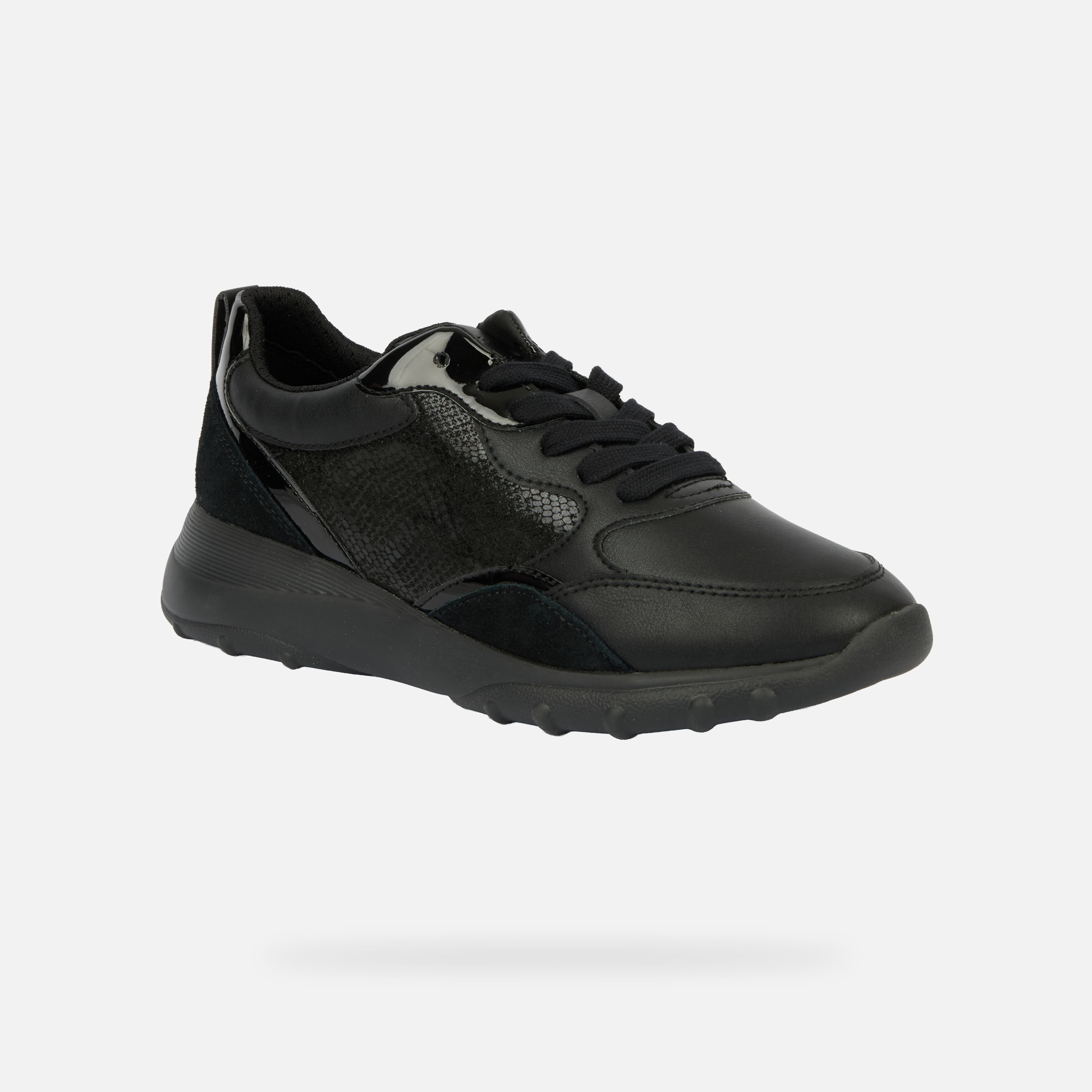 Black women's sneakers Geox Alleniee - Women's