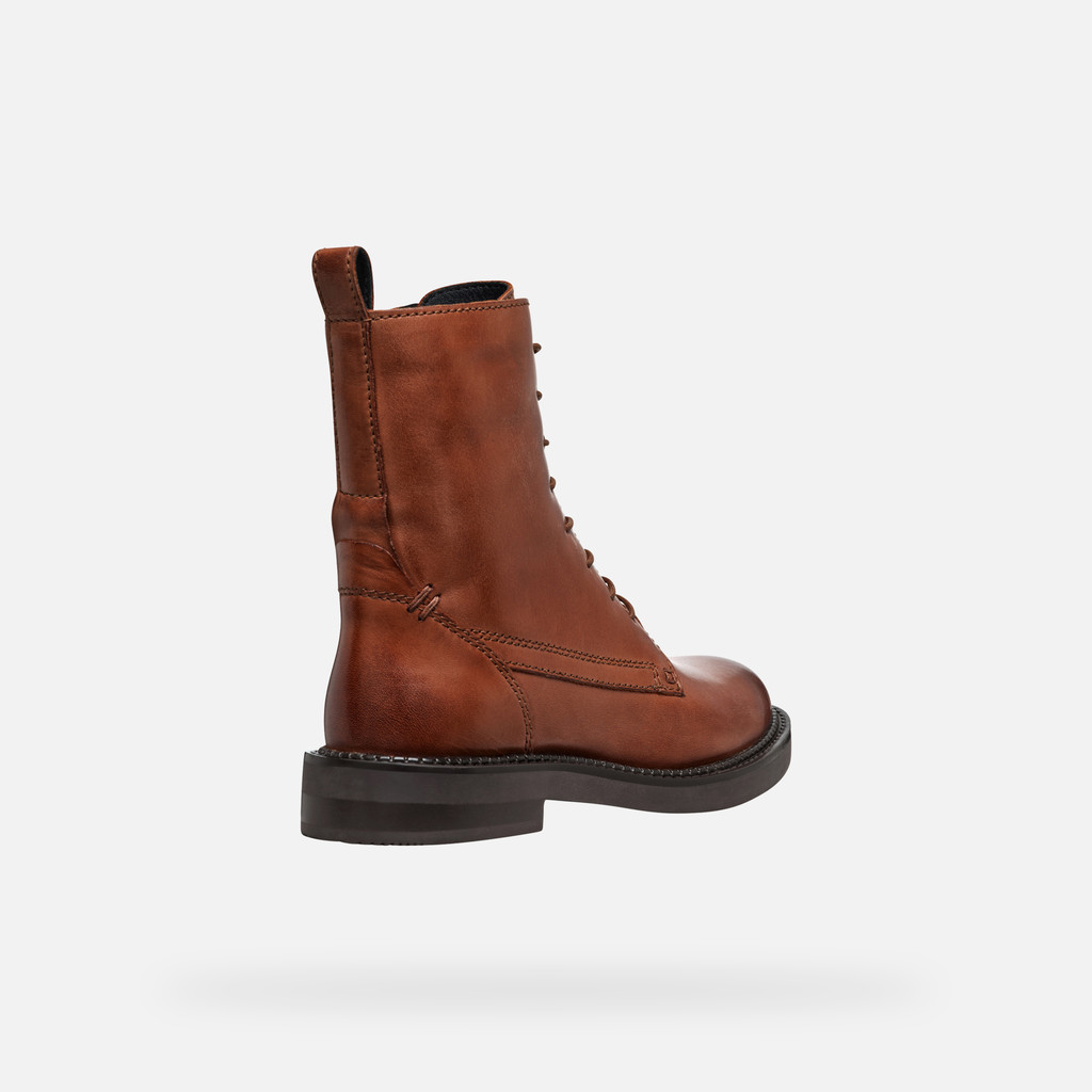 Light Brown Women's Ankle Boots Geox Serilda - Women's