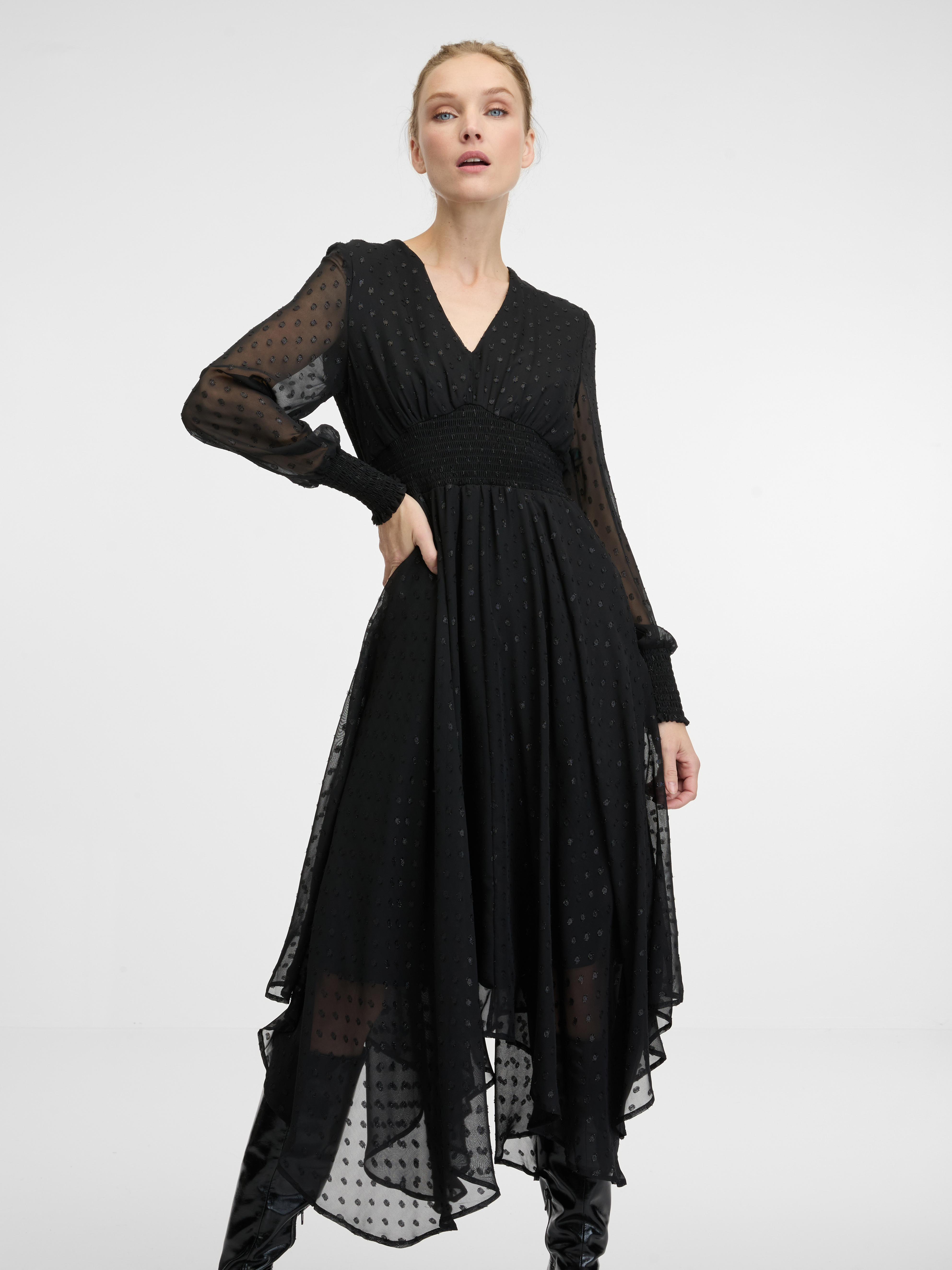 Black women's midi dress ORSAY - Women's