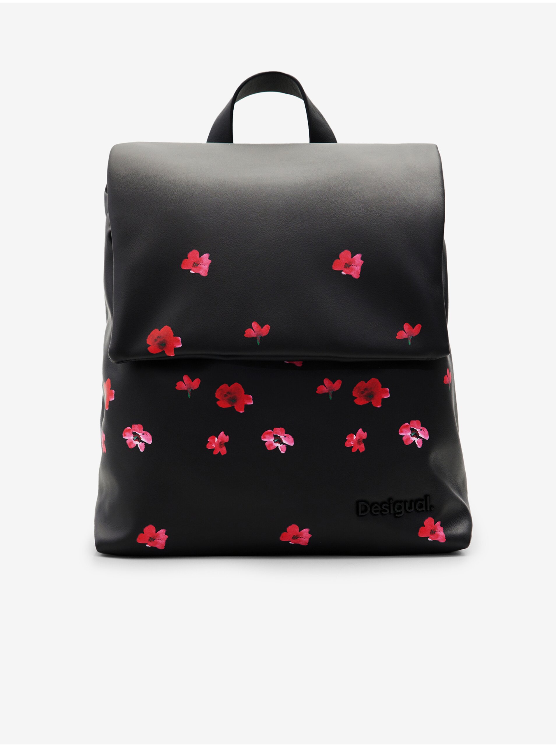 Black women's floral backpack Desigual Circa Dubrovnik - Women