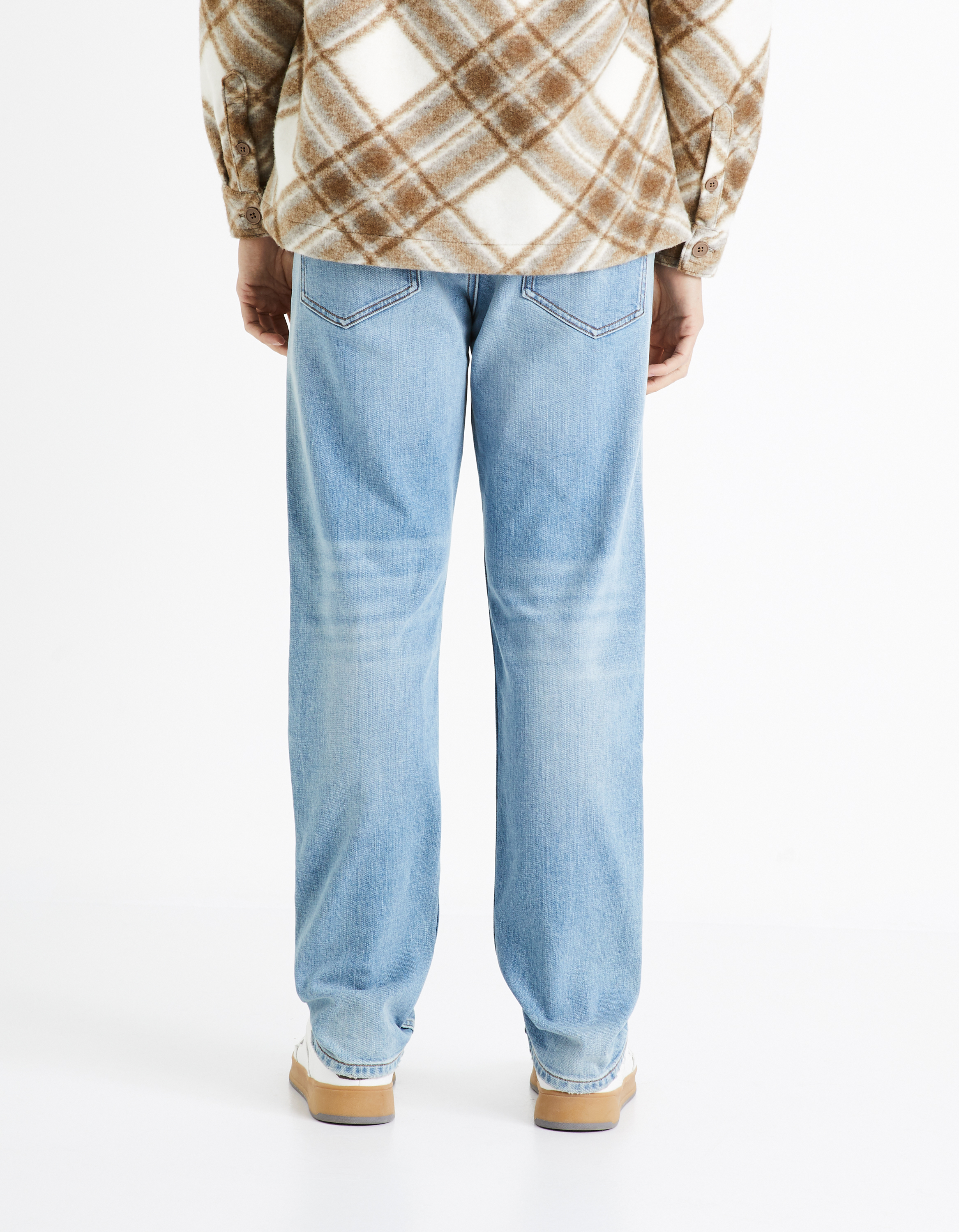 Straight fit pentru barbati Celio - albastru deschis