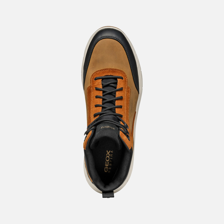 Brown men&#039;s ankle boots Geox Spherica 4X4 ABX - Men