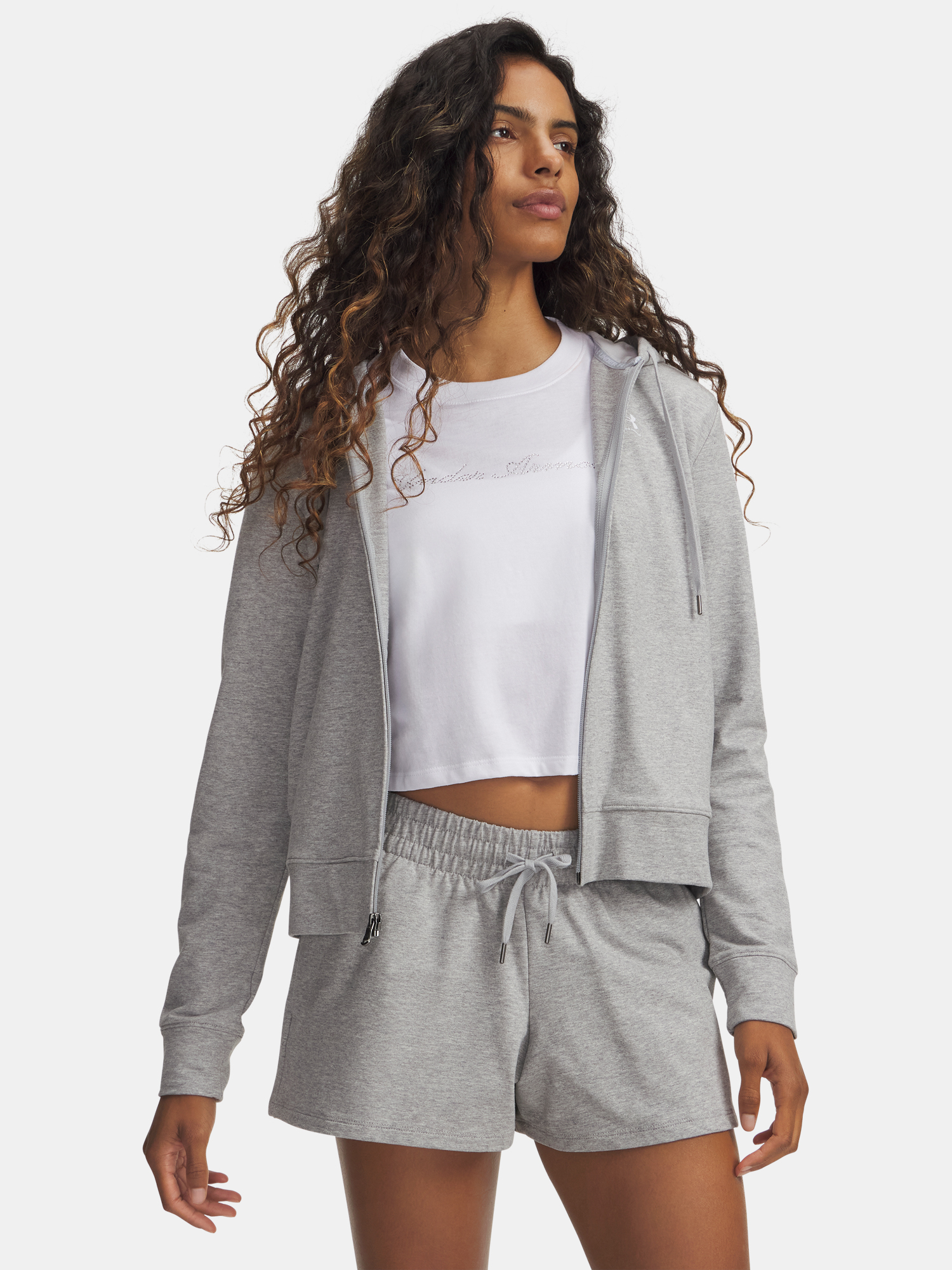 Дамски суитшърт Under Armour Sport Terry FZ