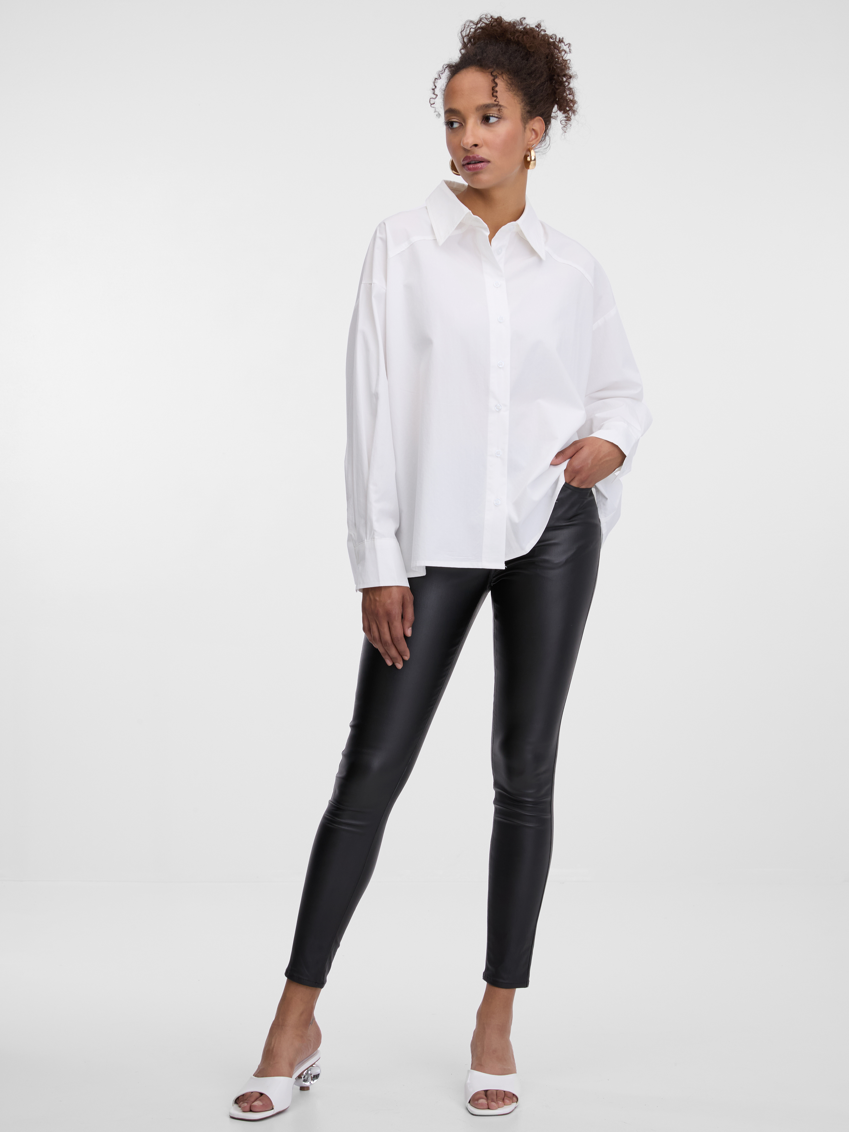 White women's oversize shirt ORSAY - Women's