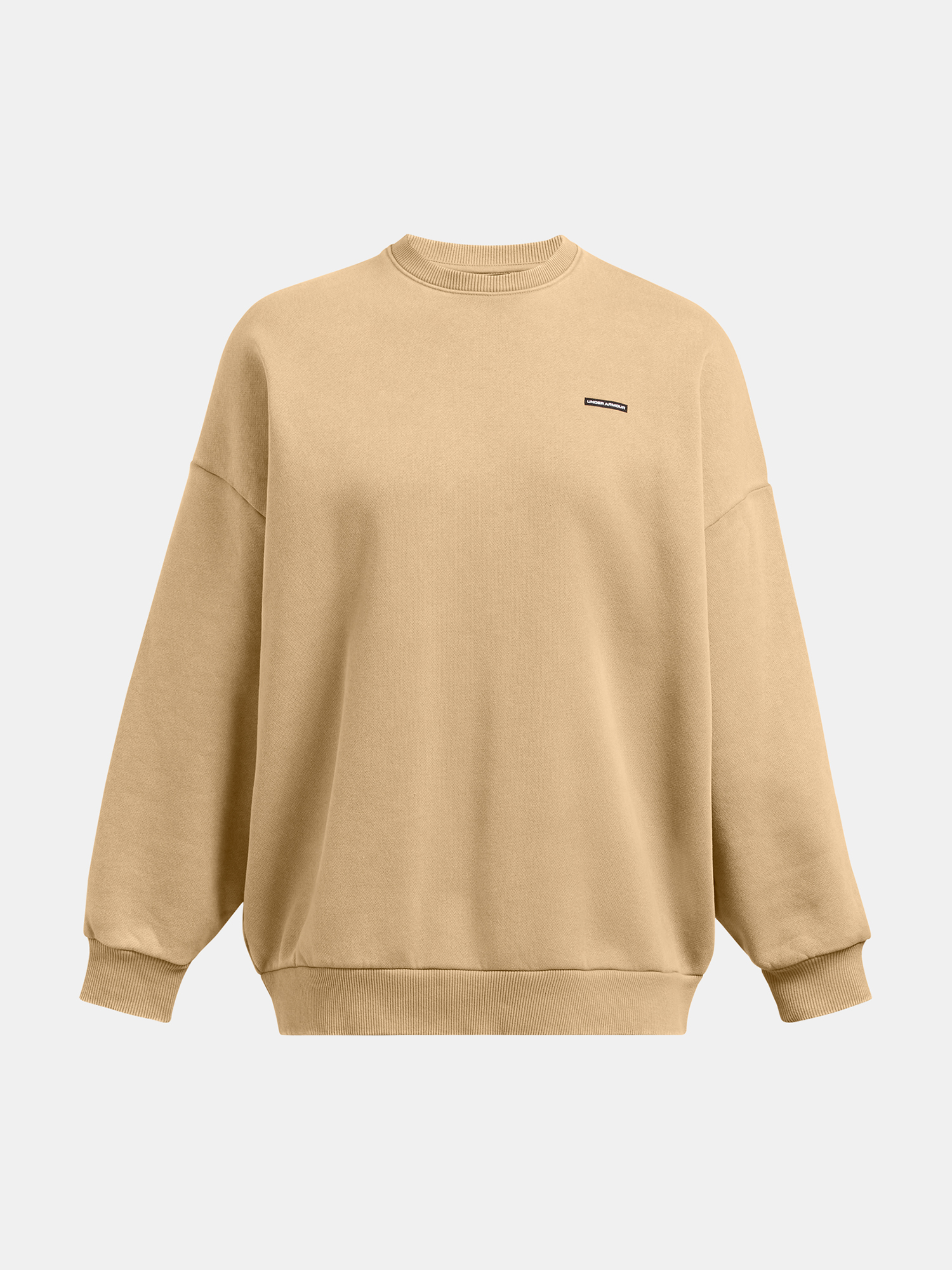 Women's sweatshirt Under Armour UA Icon HWT Flc OS Crew-BRN - Women's