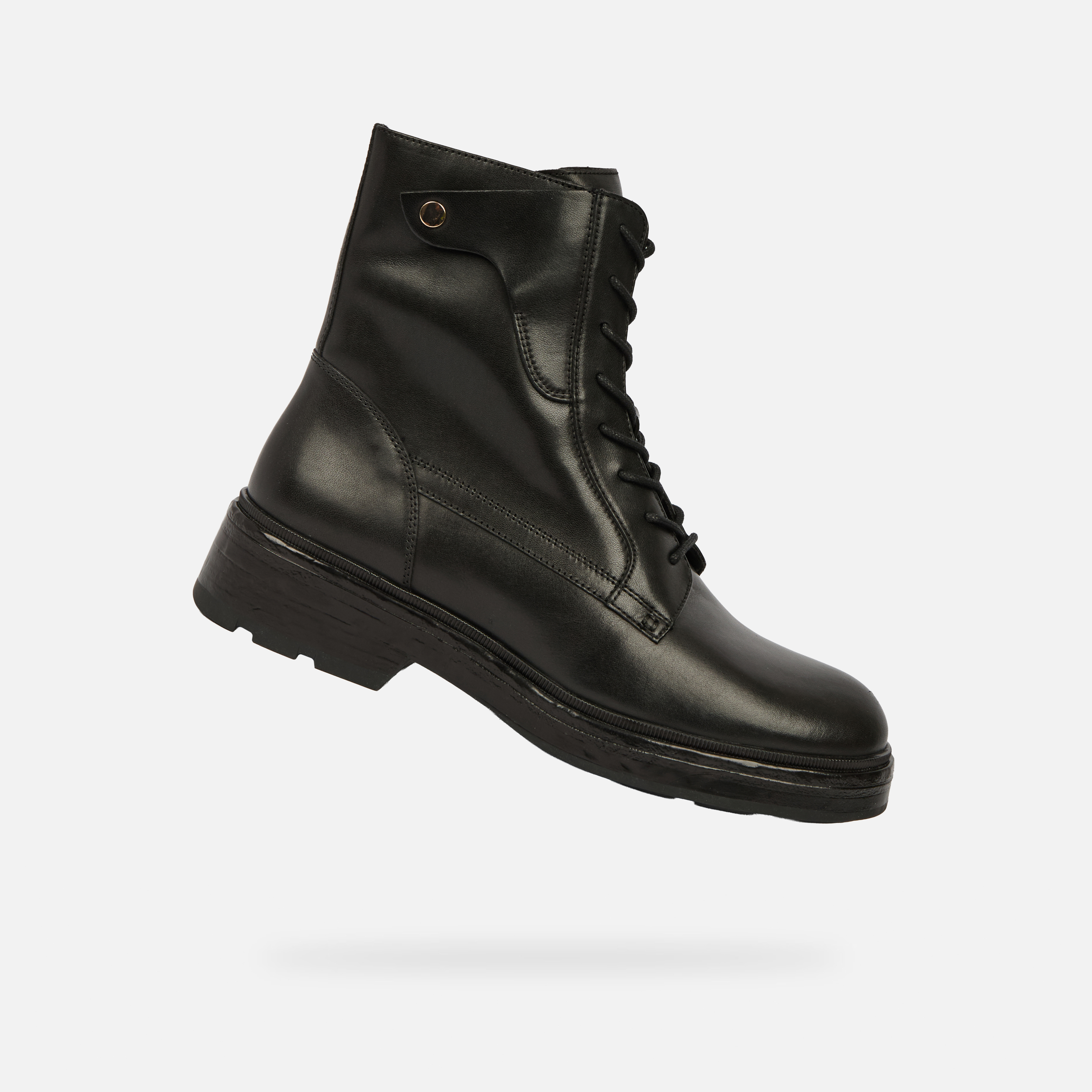 Geox Swelen Black Womens Ankle Boots - Ladies