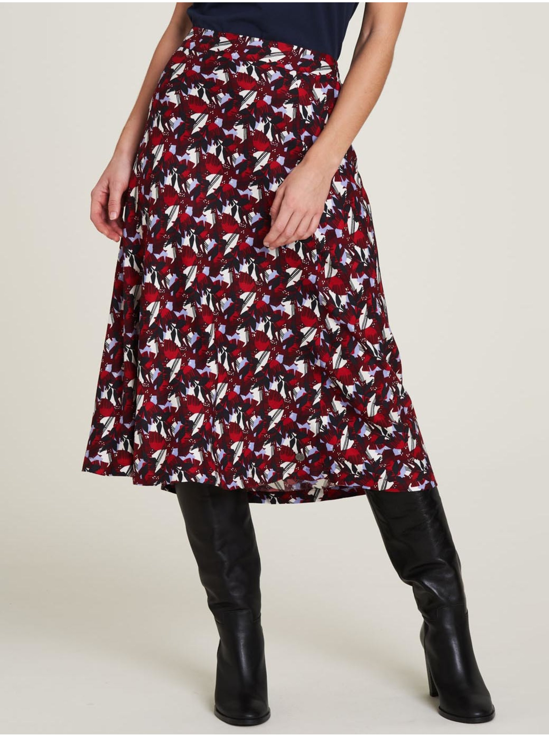 red-patterned-midi-skirt-tranquillo-women