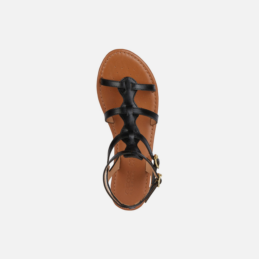 Black women&#039;s sandals Geox Sozy S - Women&#039;s