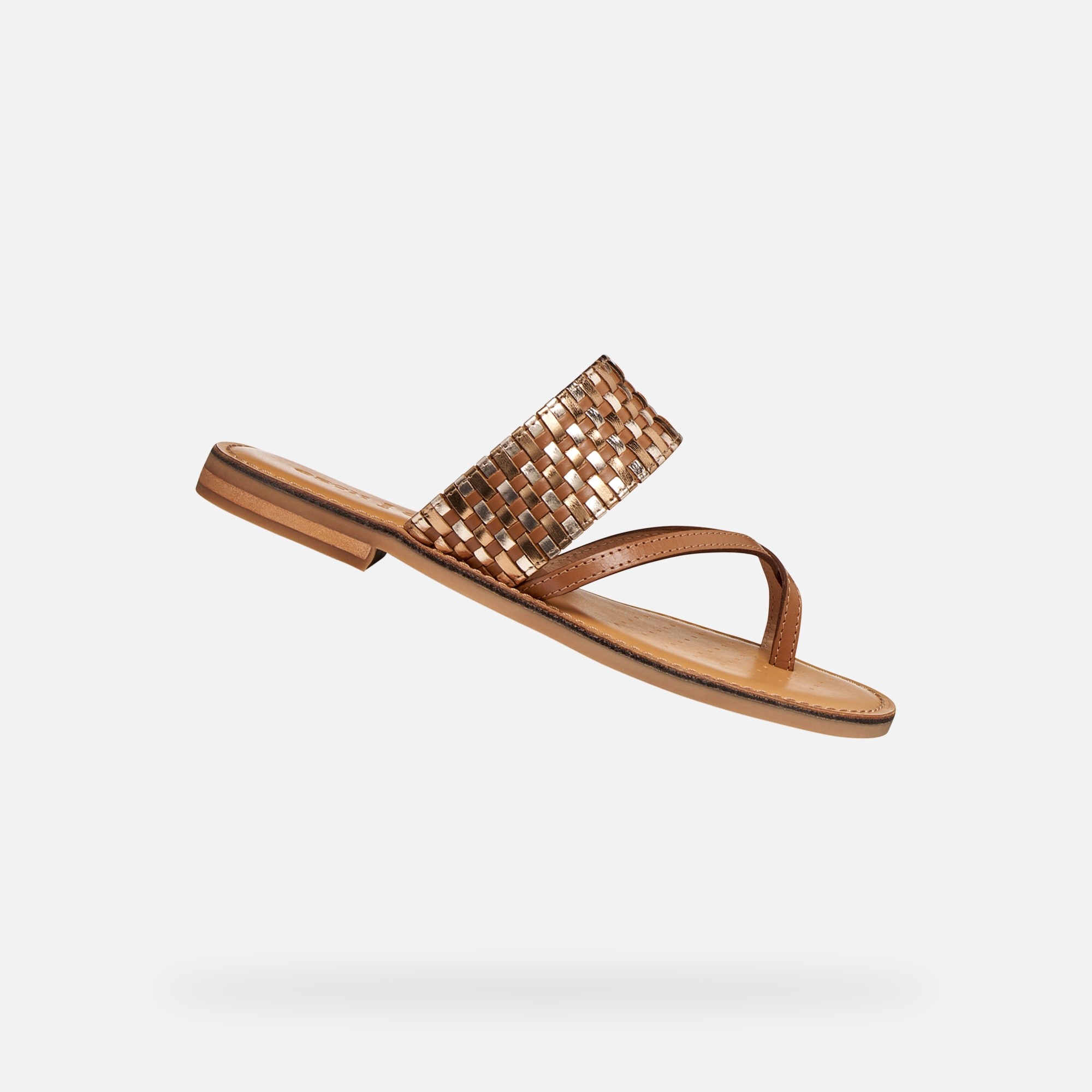 Дамски сандали Geox Maddalusiac - кафяви