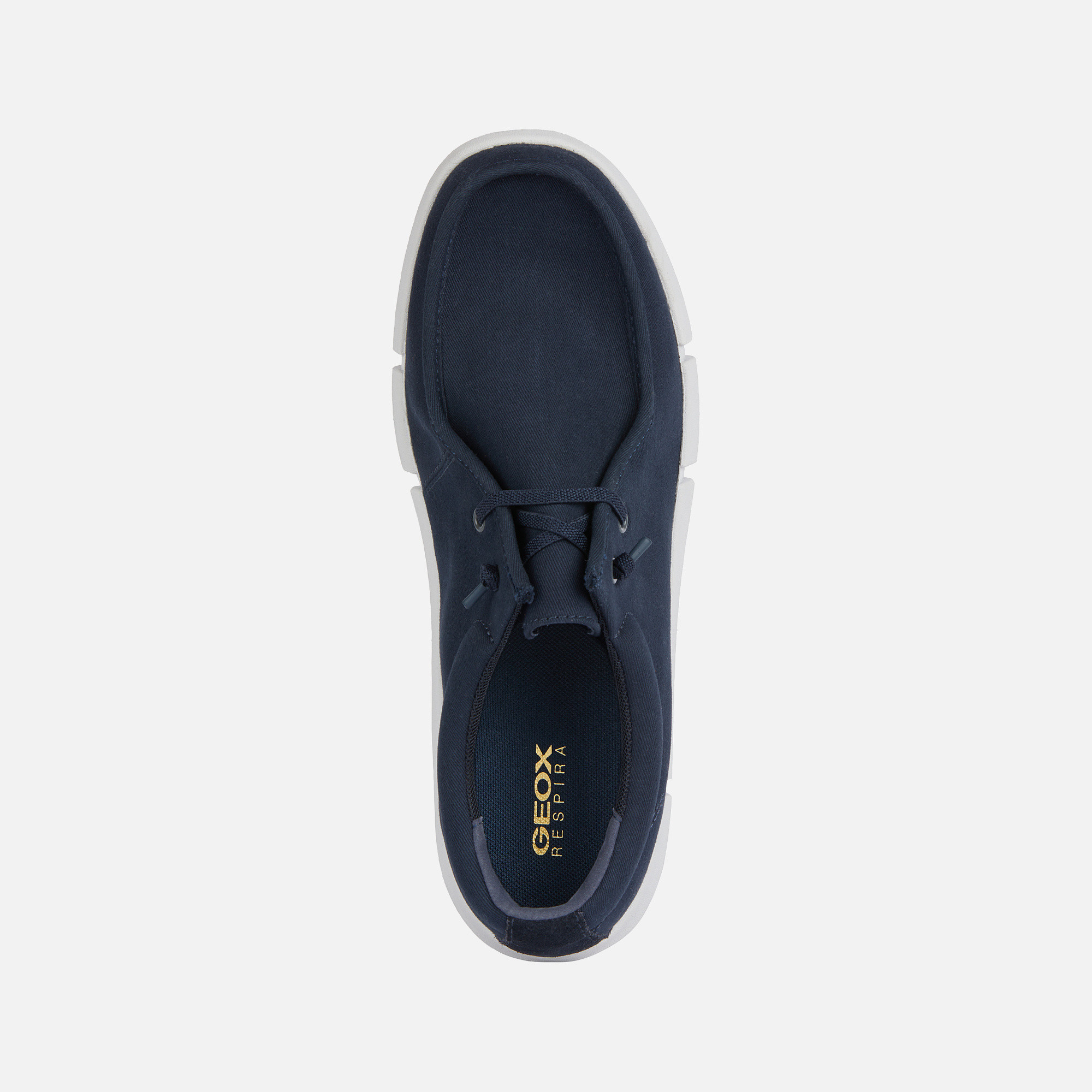 Dark blue men&#039;s moccasins Geox Adacter - Men&#039;s