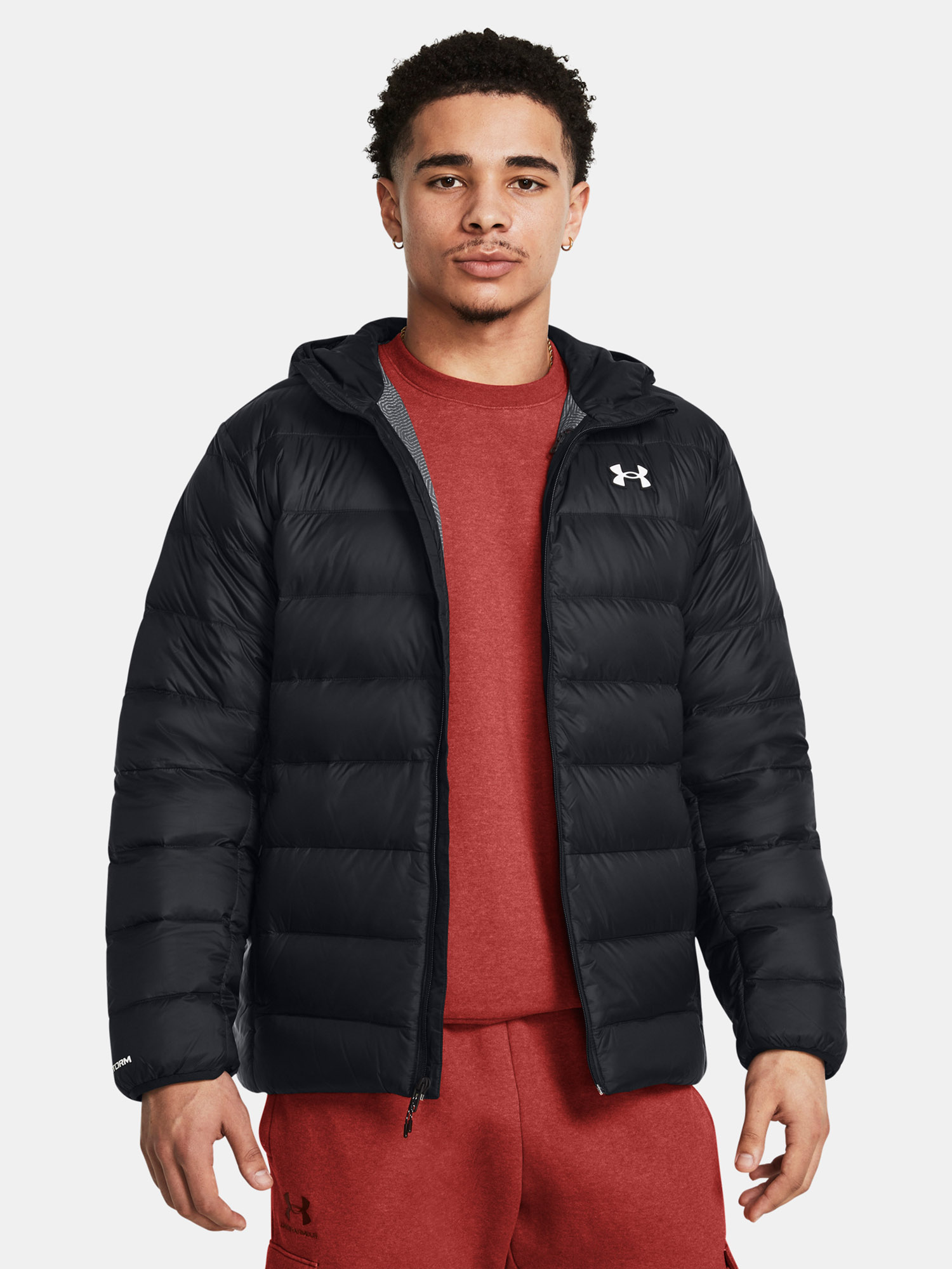 Men's jacket Under Armour LEGEND DOWN HOODED JACKET-BLK - Men's