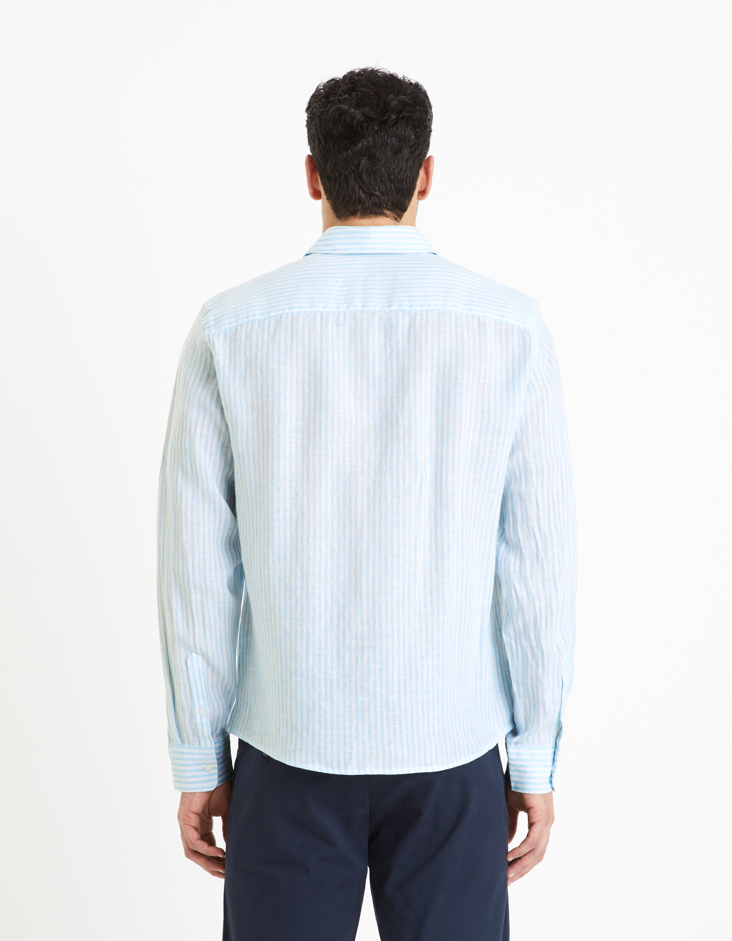 Camasi casual pentru barbati Celio - albastru deschis