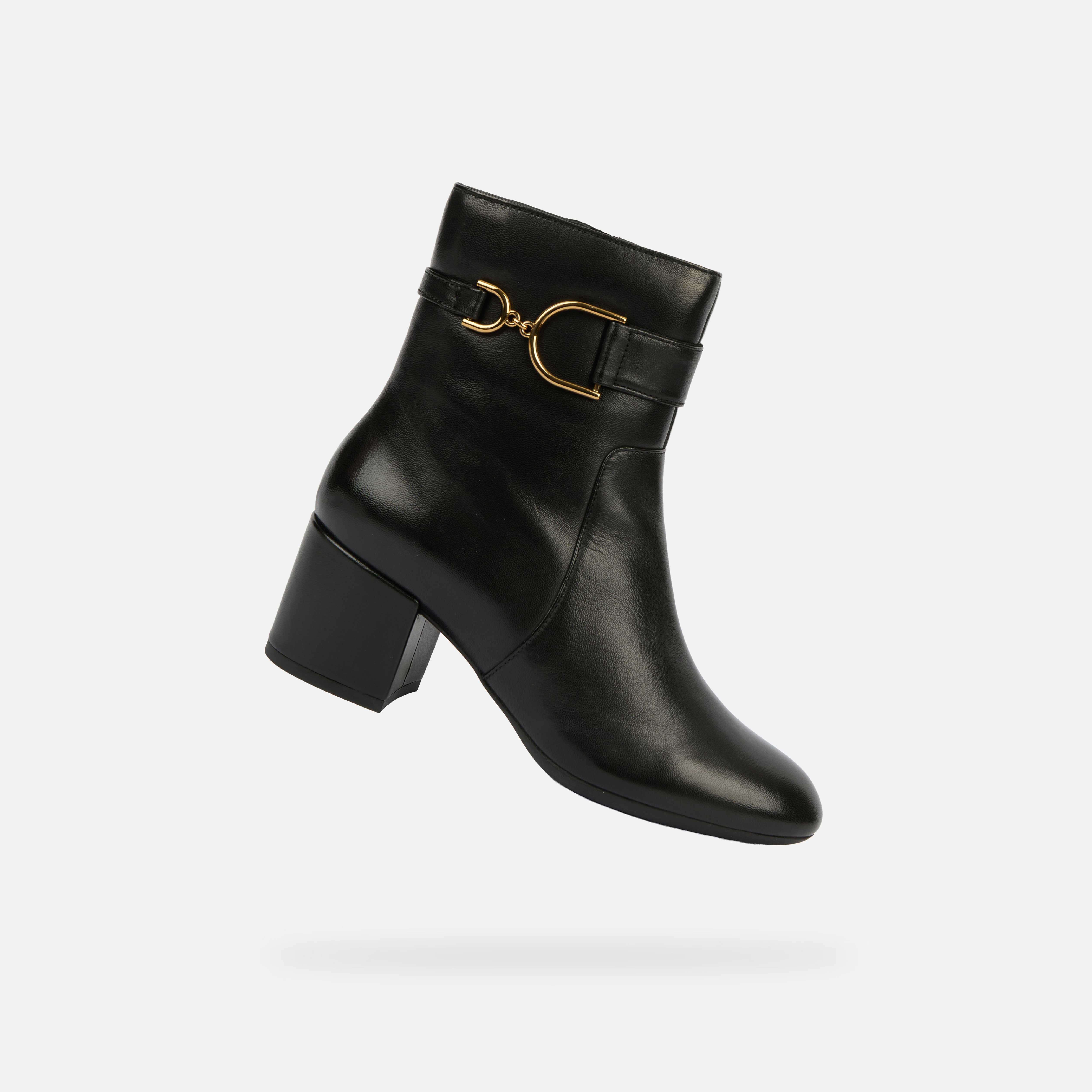 Black women's ankle boots Geox Eleana - Women's