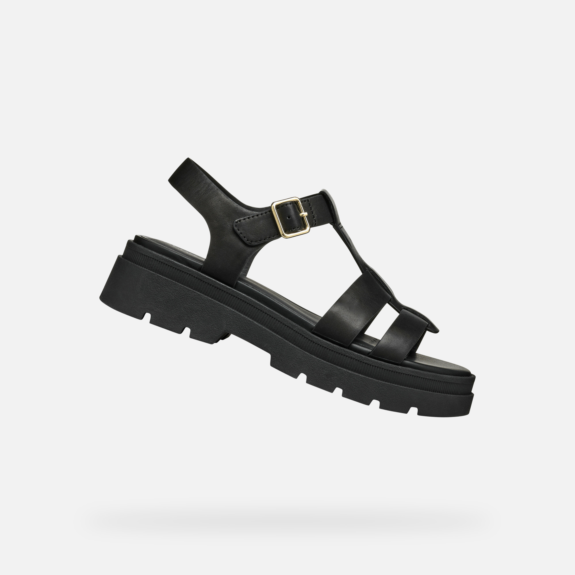 Black women&#039;s sandals Geox Adacter S - Women&#039;s