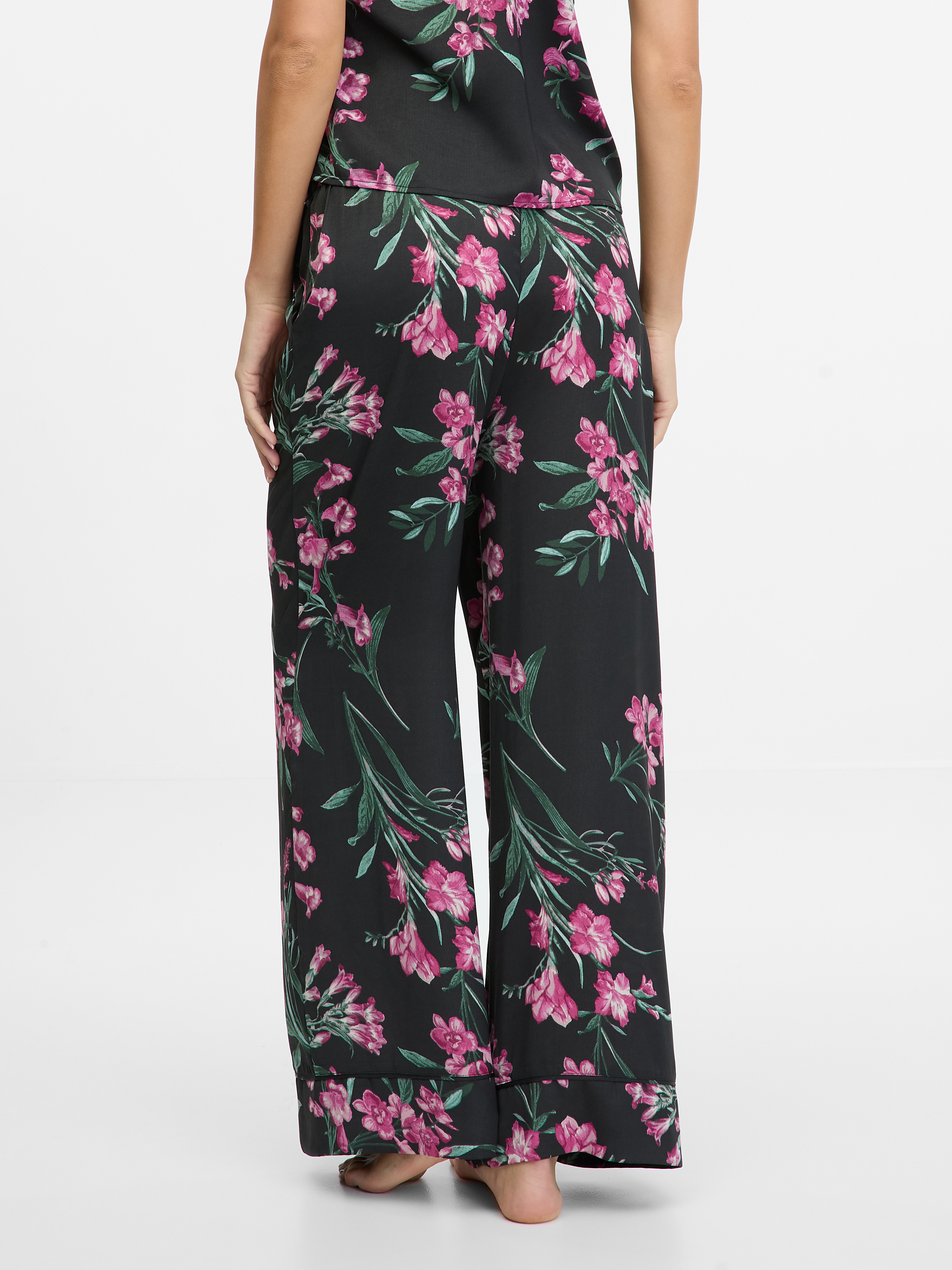 Black women&#039;s satin pajama pants ORSAY - Women&#039;s
