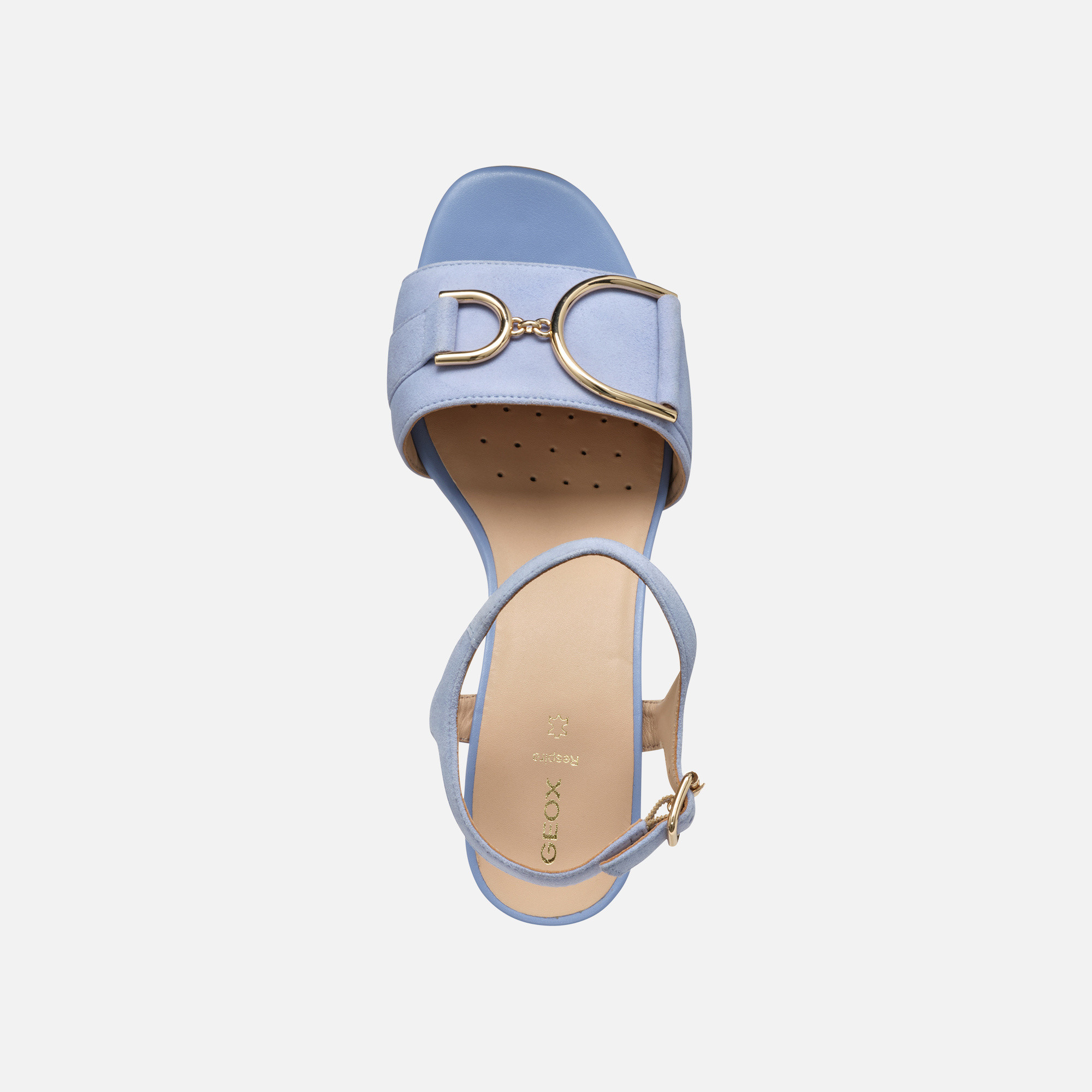 Light blue women's sandals Geox Neeraklia 50 - Women's