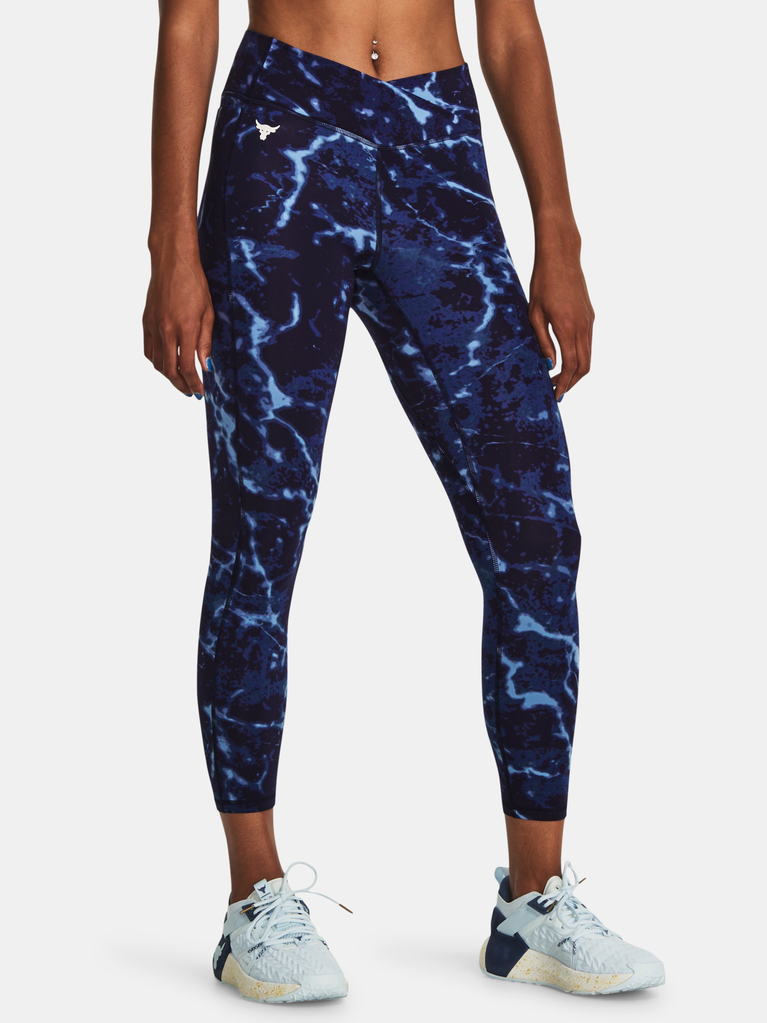 Under Armour Legíny Pjt Rck LG Crsovr Akl Lg Pt-BLU - Dámské