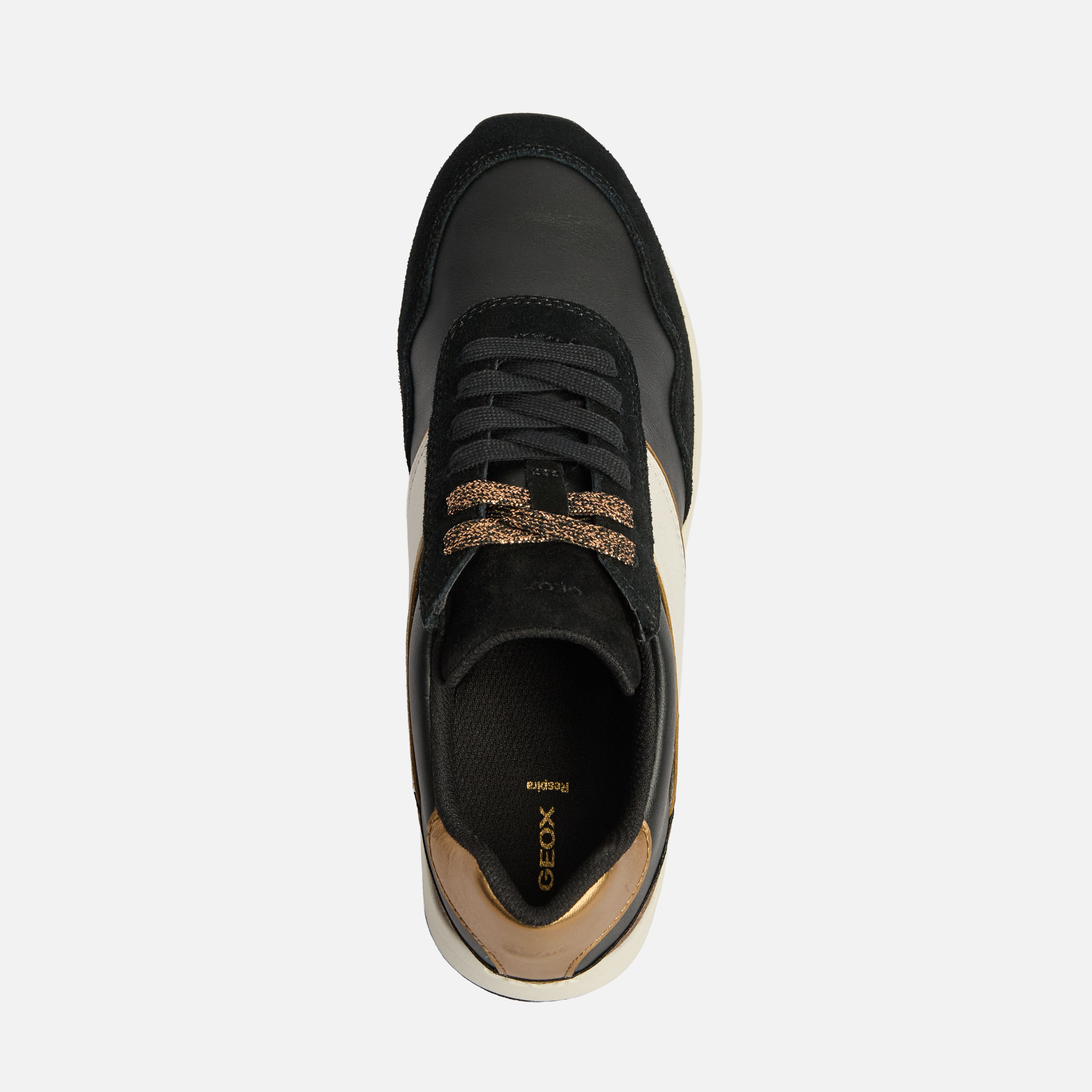 Black women's sneakers Geox Runntix - Women's
