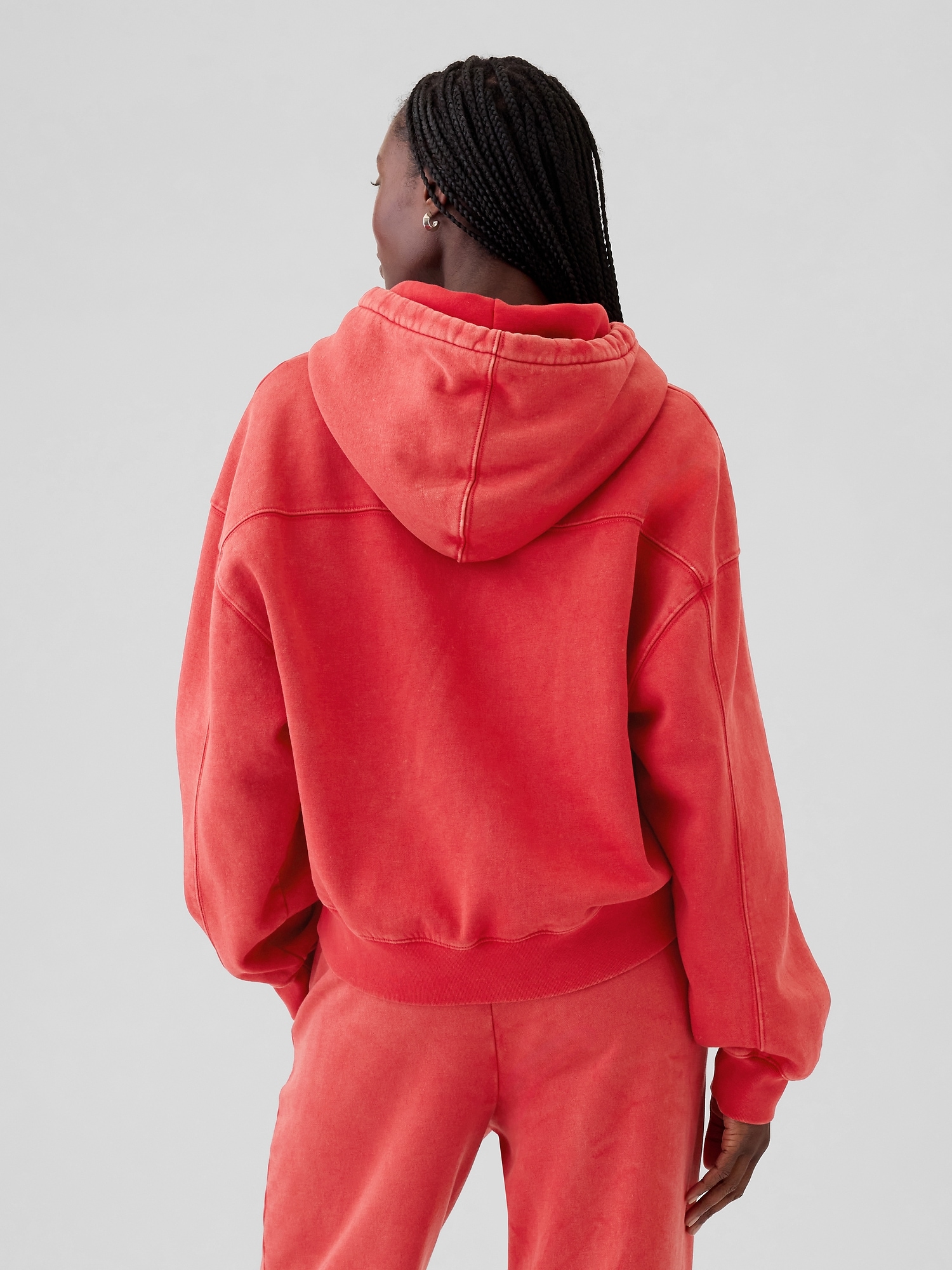 GAP Crop sweatshirt with logo - Women&#039;s
