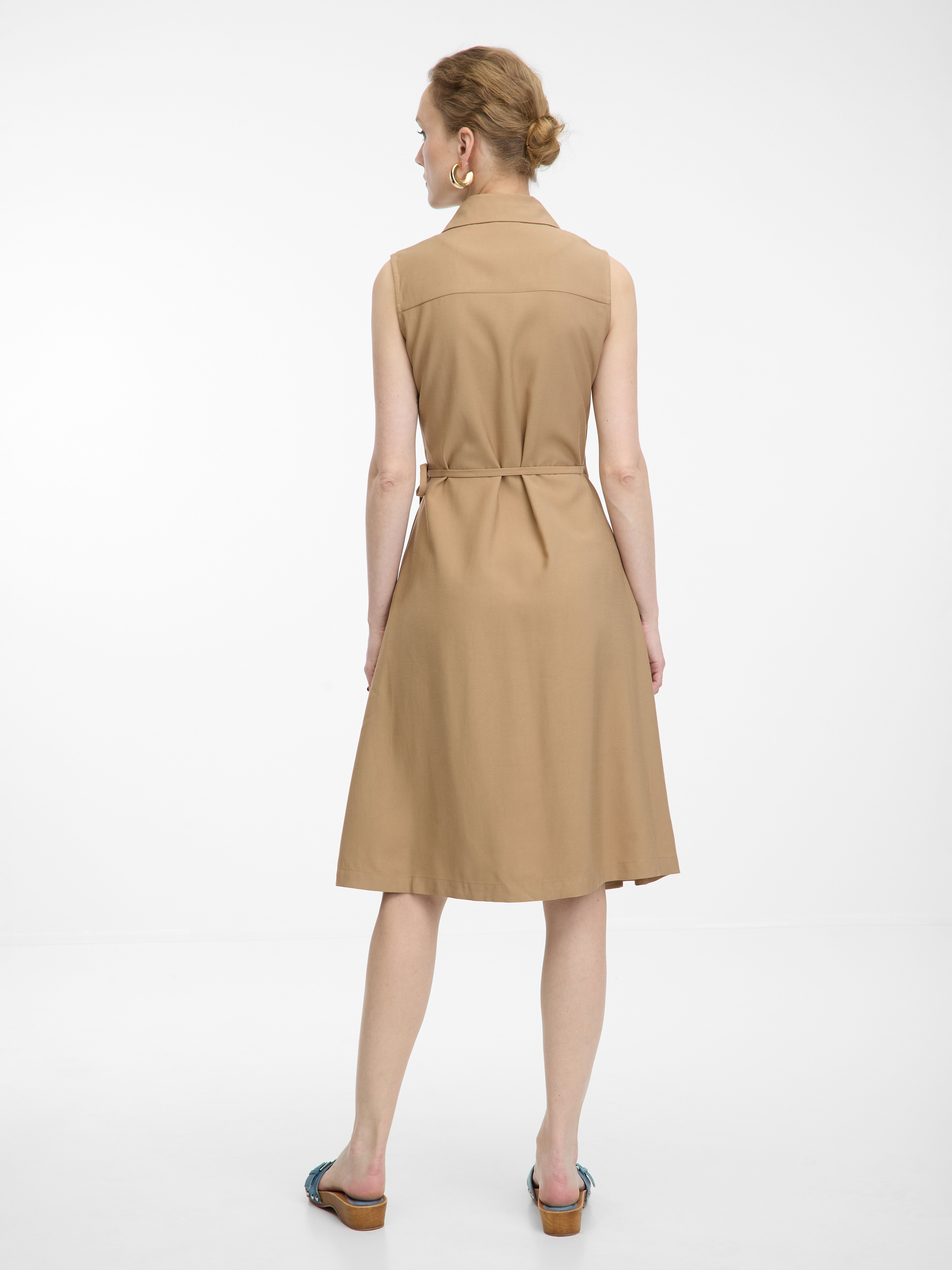 Orsay Light brown women's wrap dress - Women's