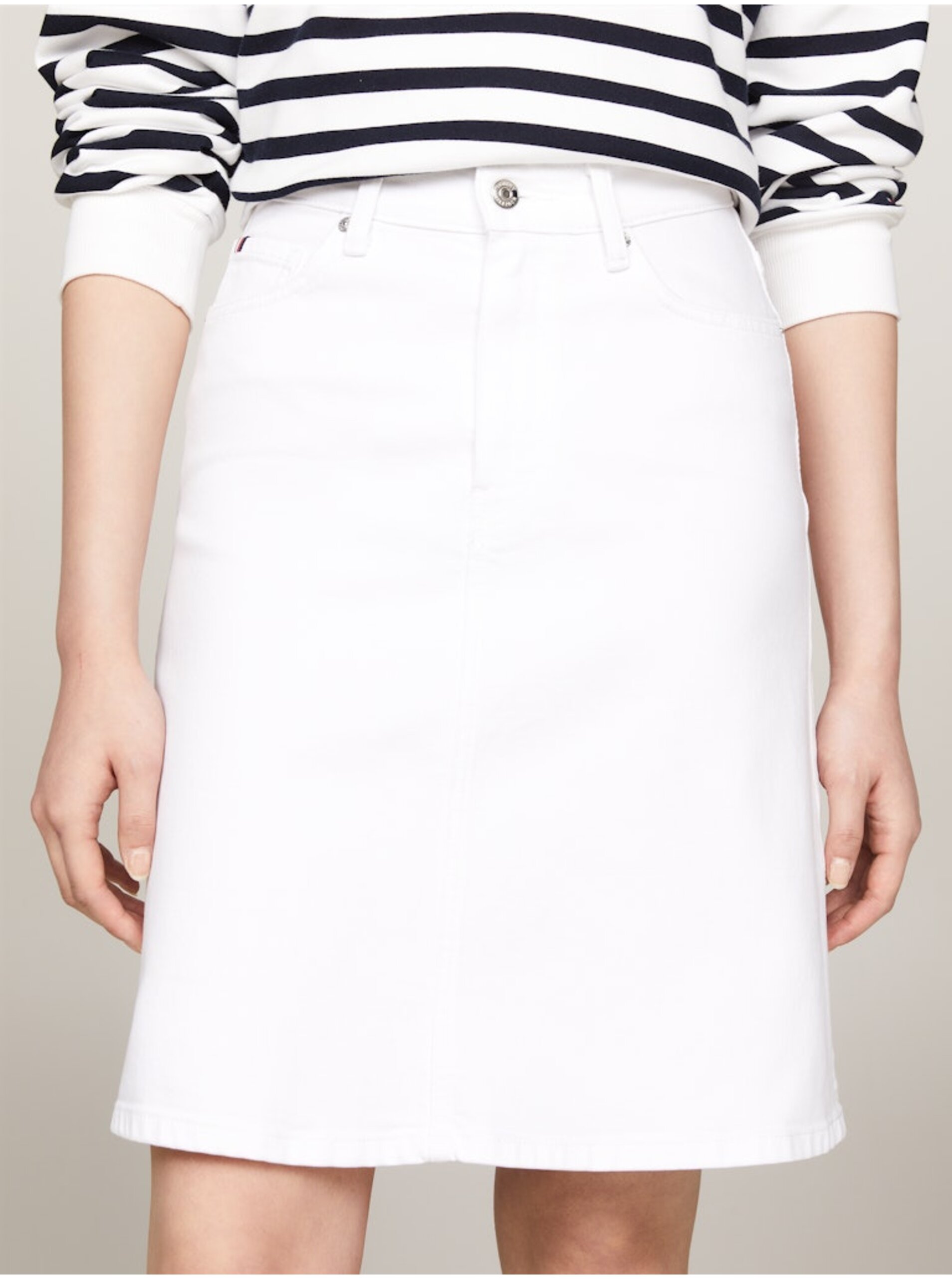 White women&#039;s denim skirt Tommy Hilfiger - Women