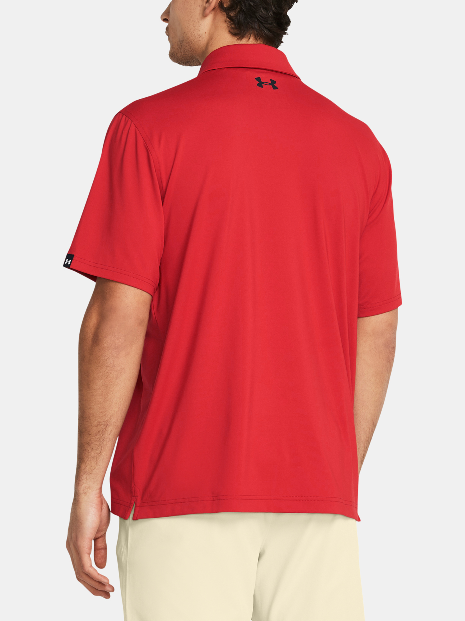 Men's Under Armour UA T2G Polo LB-RED T-Shirt - Men's
