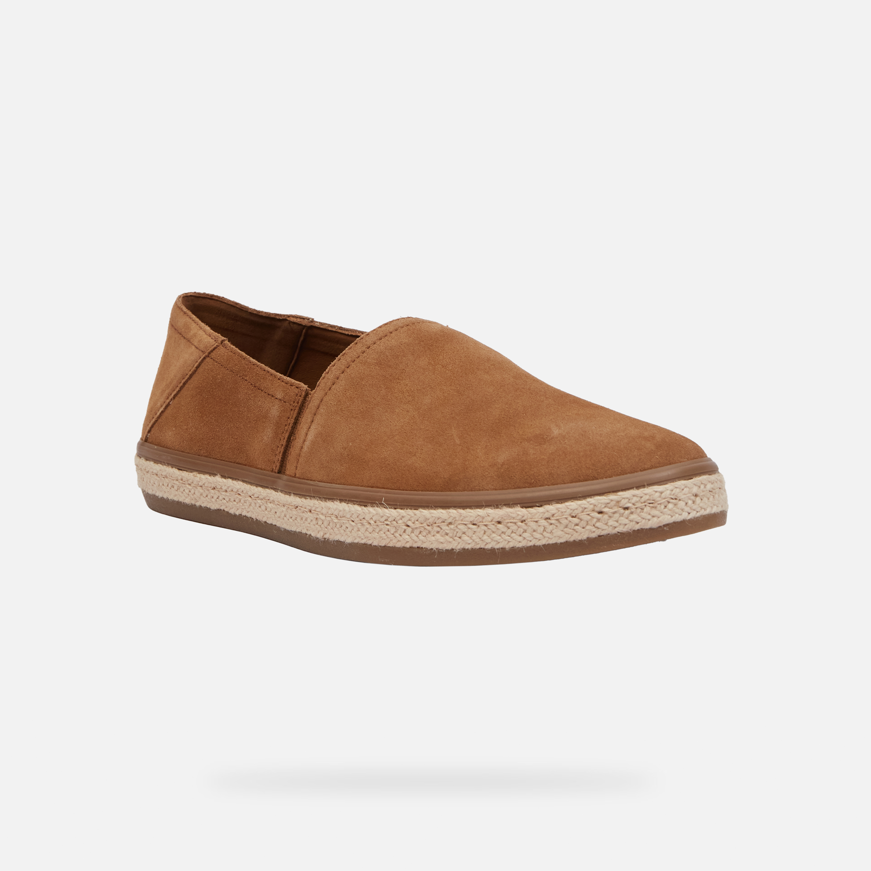 Light brown men's slip on espadrilles Geox Pantelleria - Men's