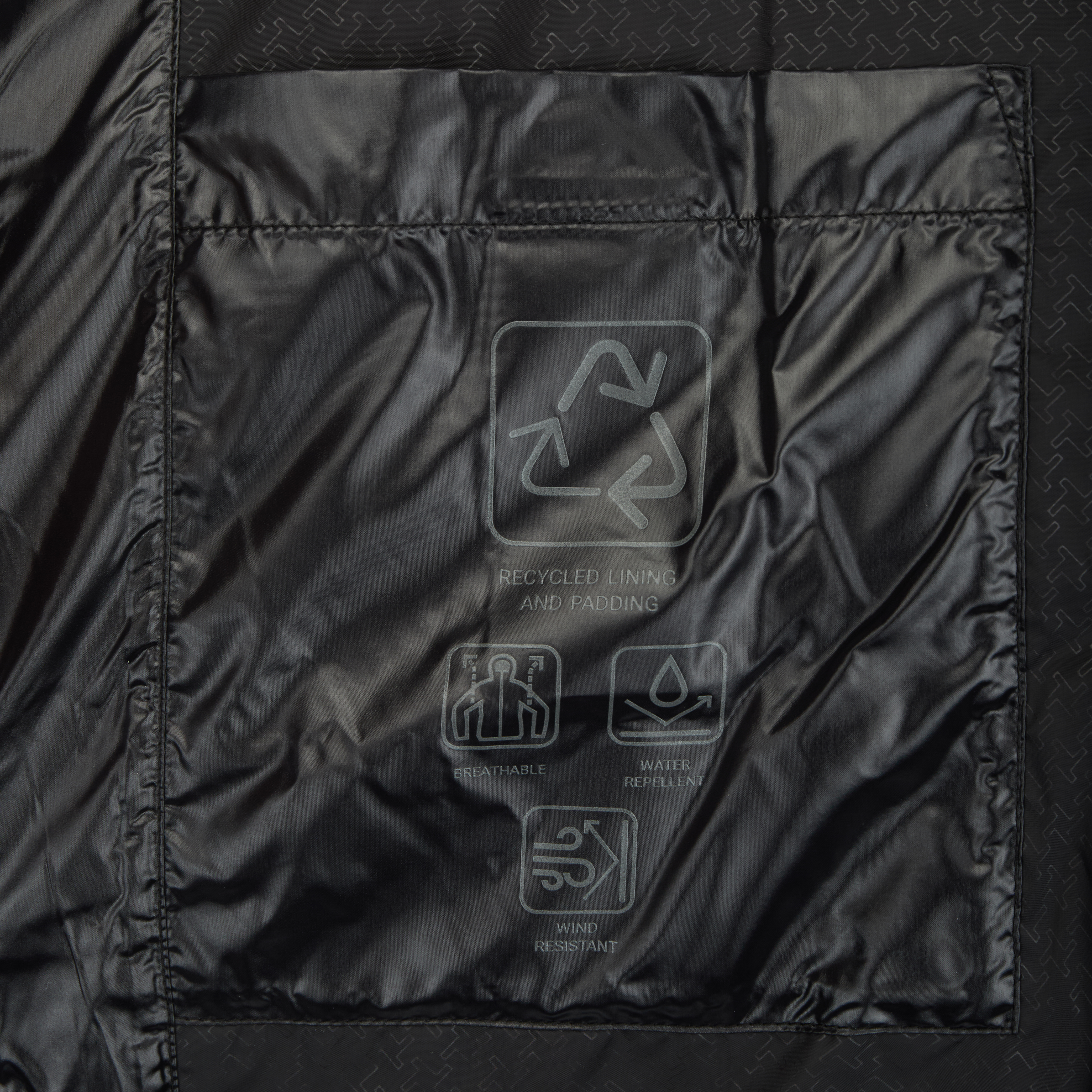 Geacă neagră cu puf pentru femei Geox Backsie