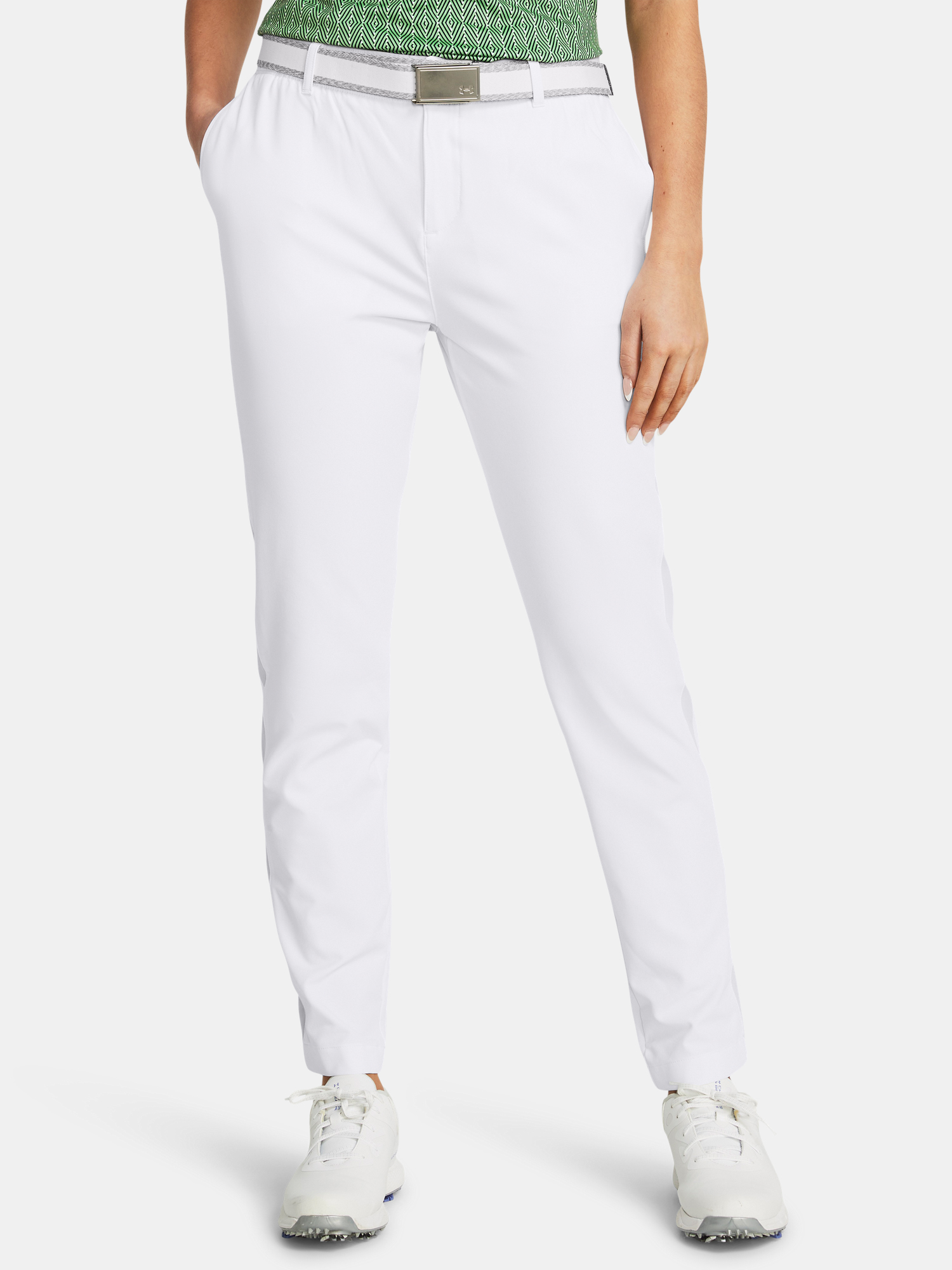 Women's Under Armour UA Drive Pant-WHT - Women's