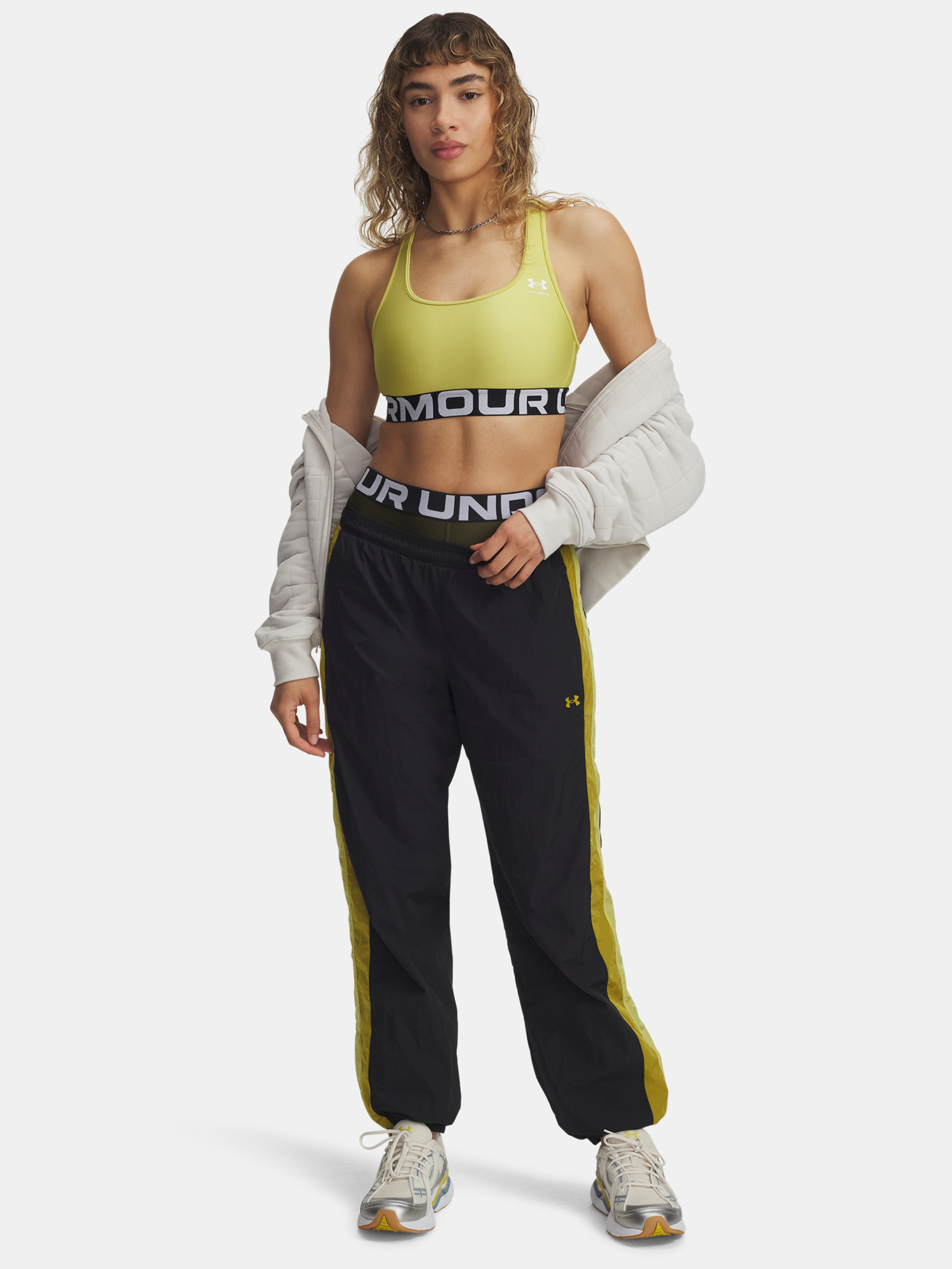 Under Armour UA Icon Crinkle Pant-BLK Women&#039;s Sports Trousers - Ladies