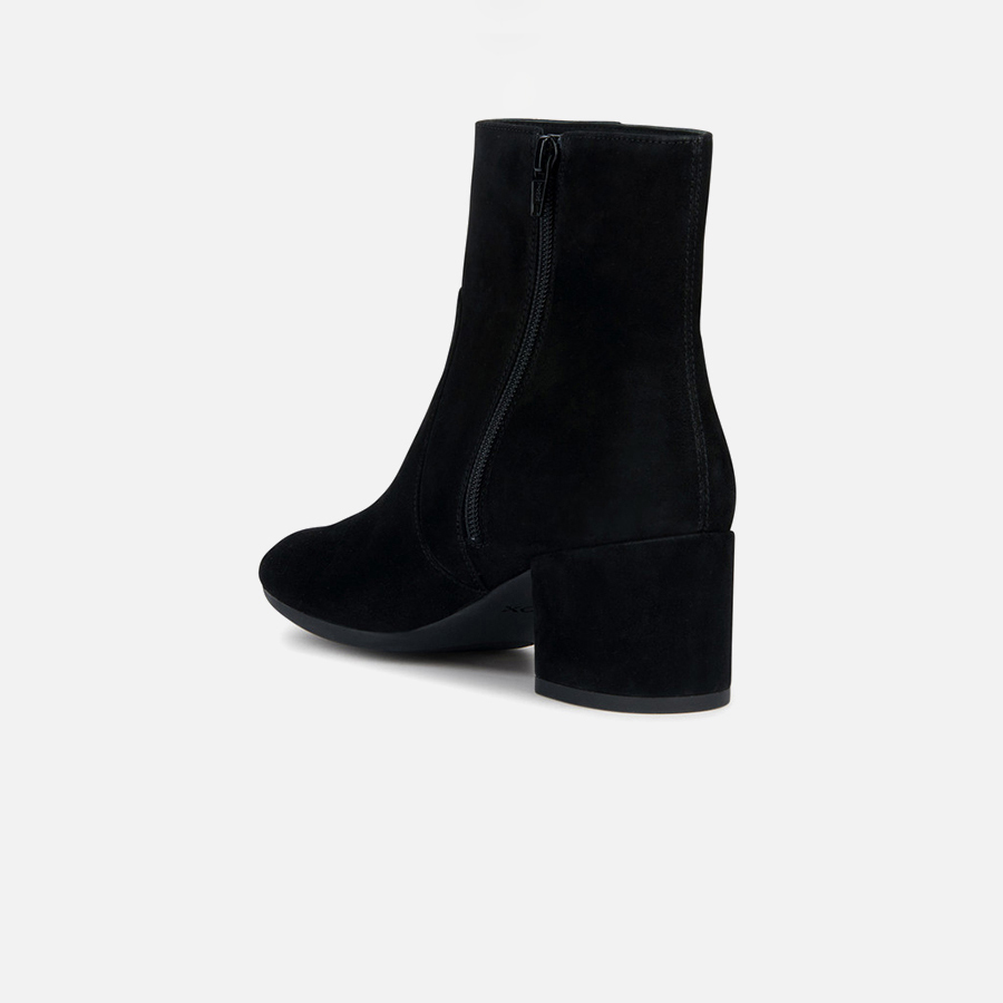 Black women's ankle boots Geox Eleana - Women's