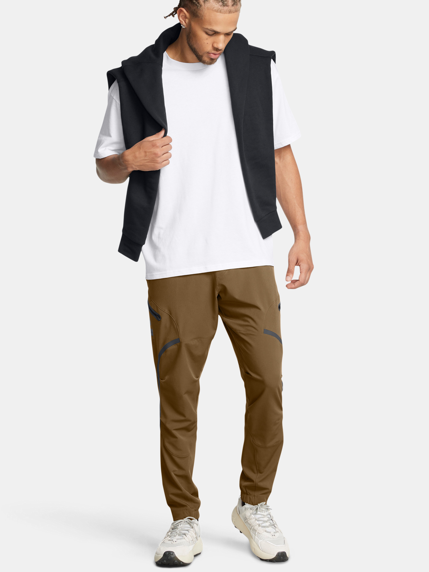 Men's Sports Pants Under Armour UA UNSTOPPABLE CARGO PANTS-BRN - Men's