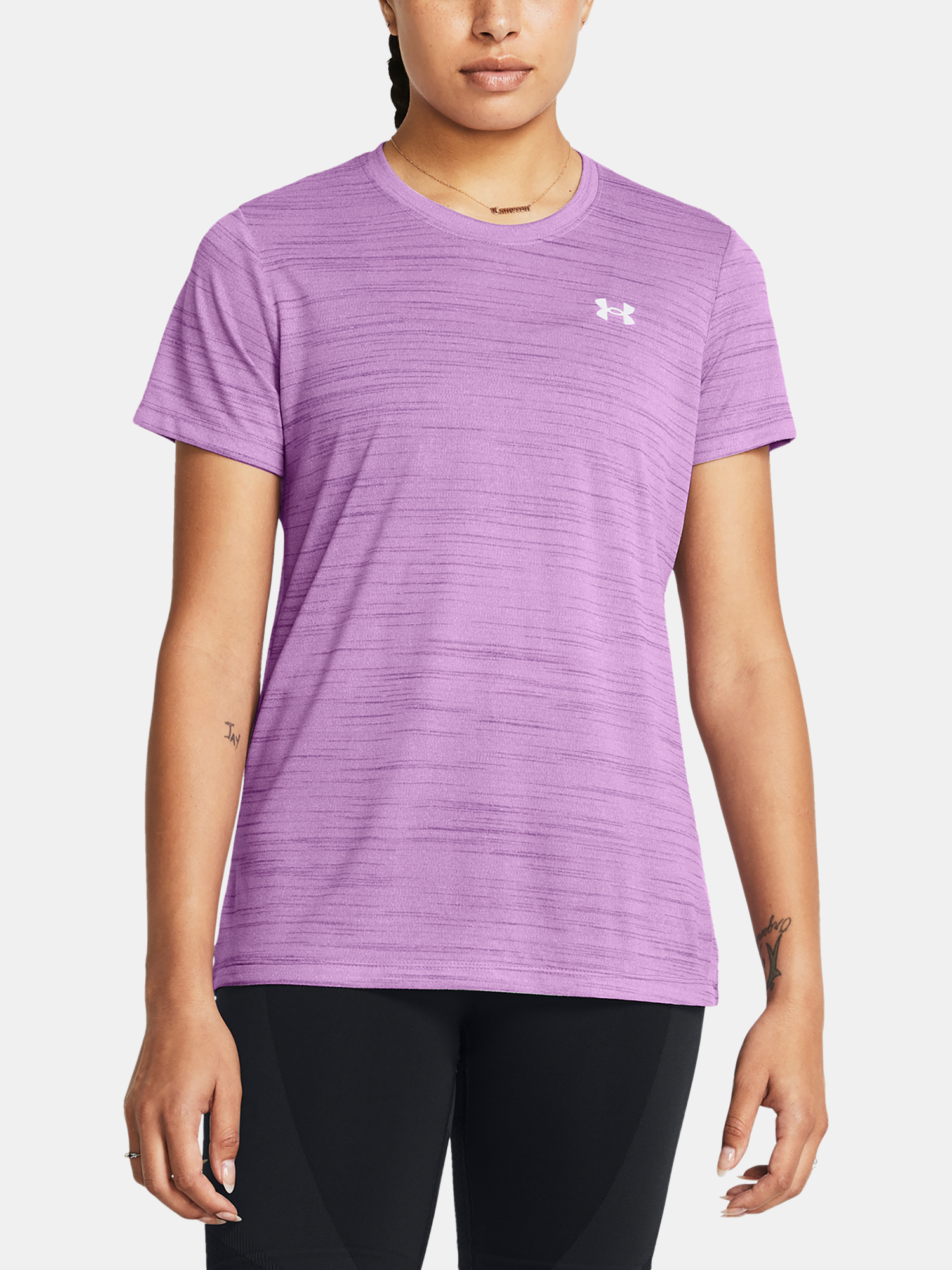Women's T-shirt Under Armour Tech Tiger SSC-PPL - Women's