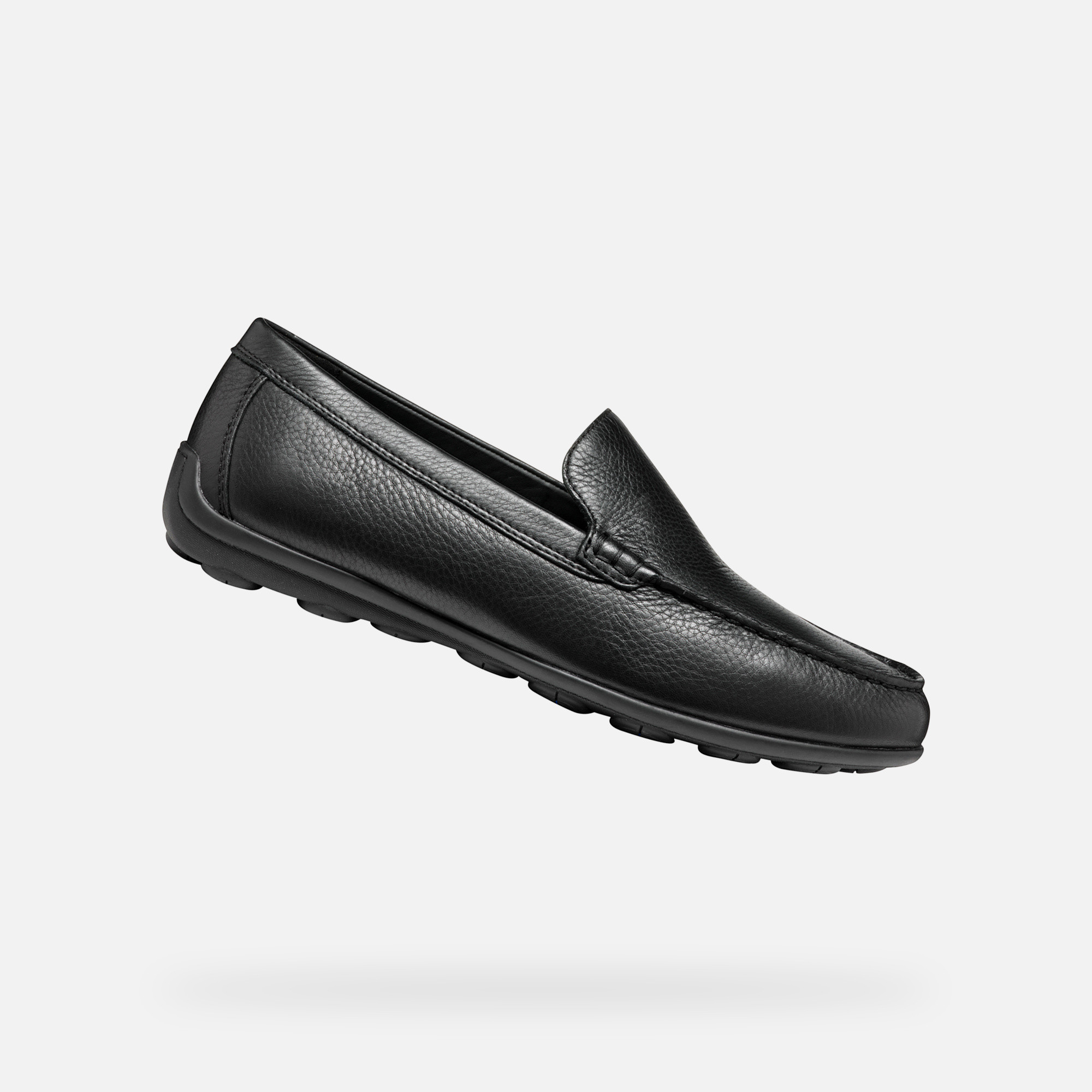 Black mens moccasins Geox Spherica EC16 - Men