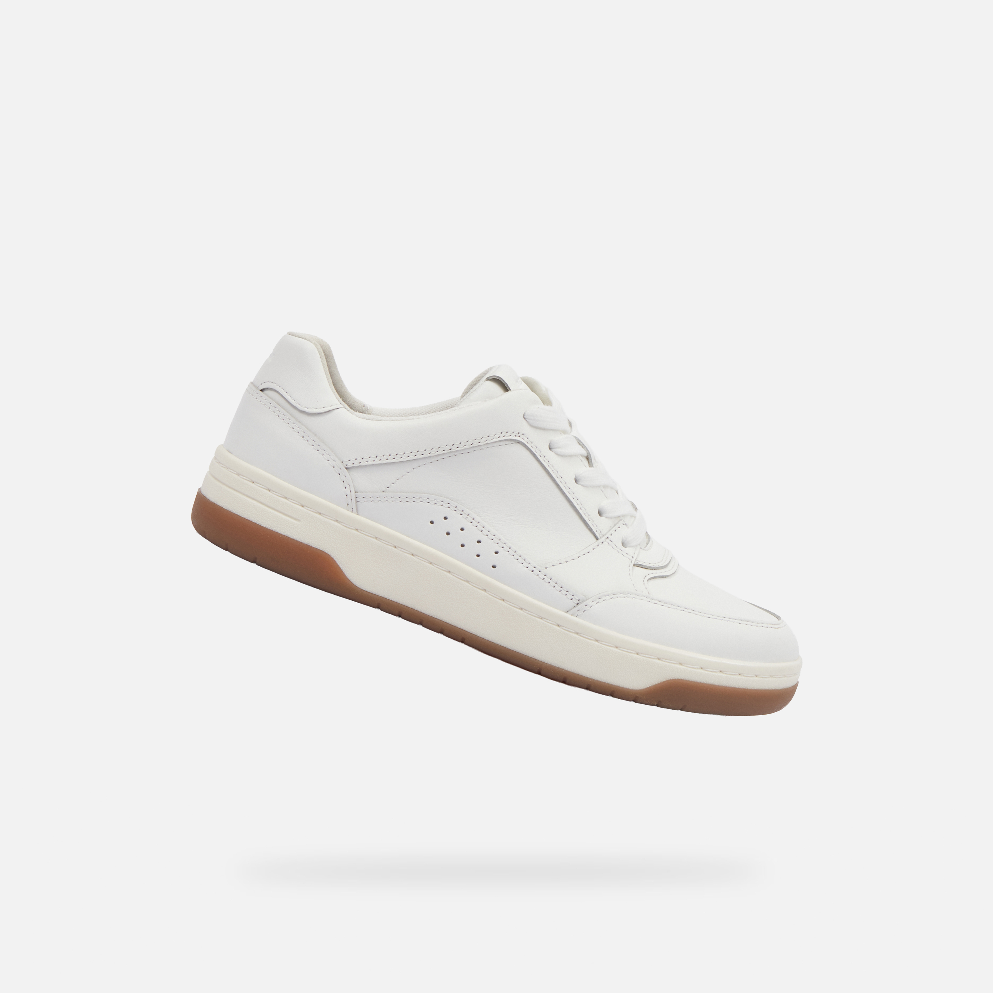 White womens sneakers Geox Sedral Court - Womens