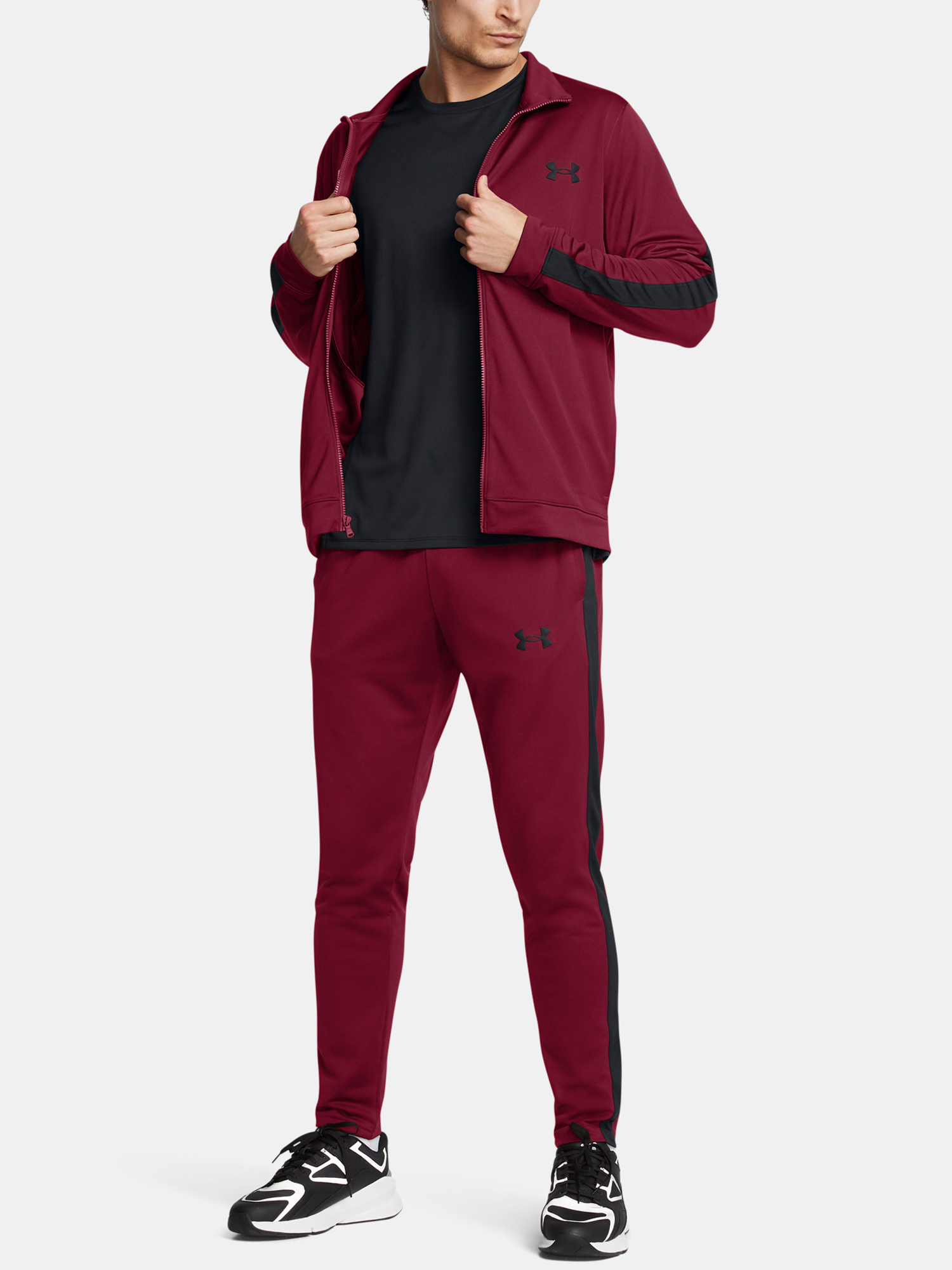 Pánská souprava Under Armour UA Rival Knit Track Suit-RED - Pánské