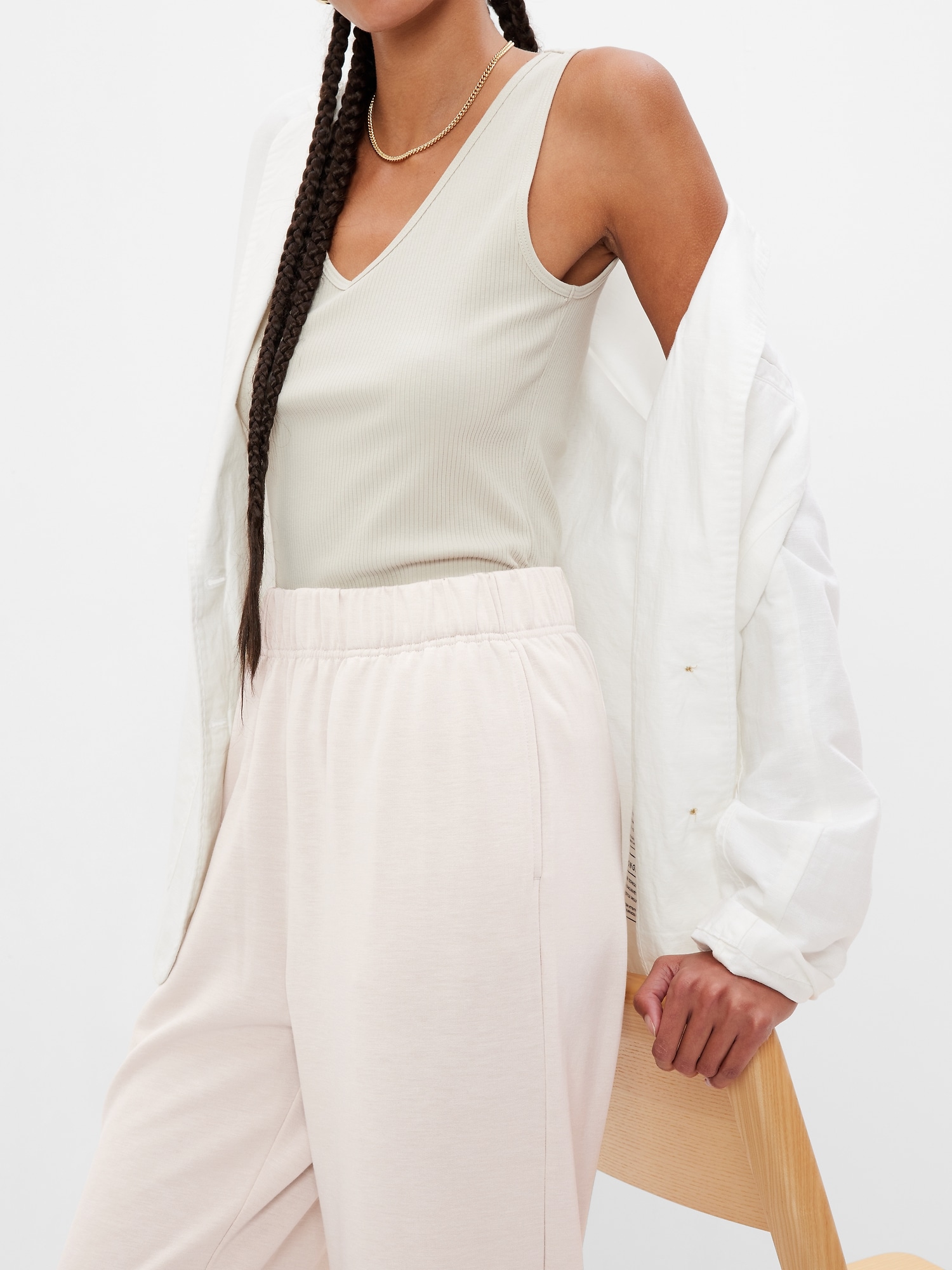 Pantaloni chino pentru femei GAP - bej