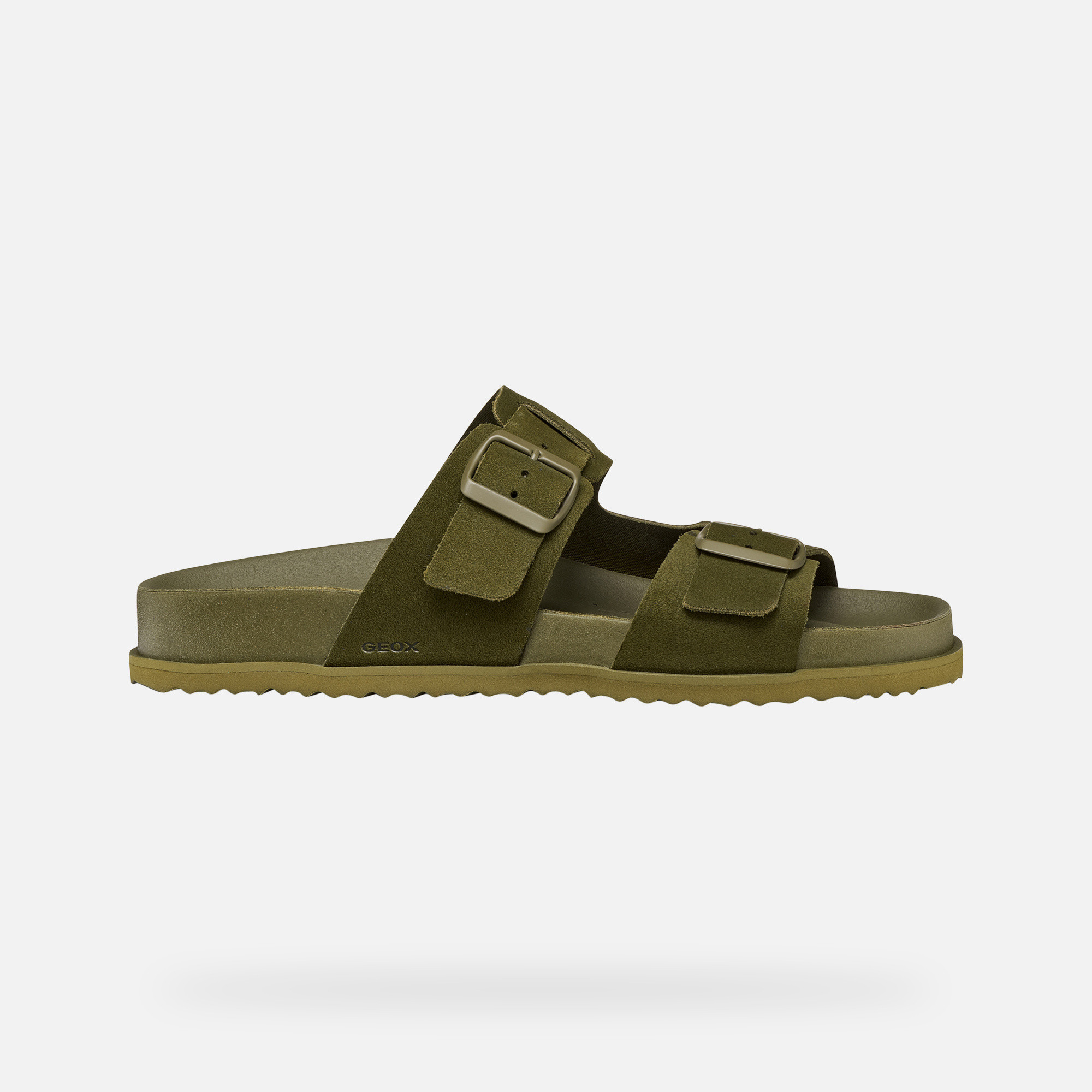 Pánske šľapky Geox Parnaiba Khaki
