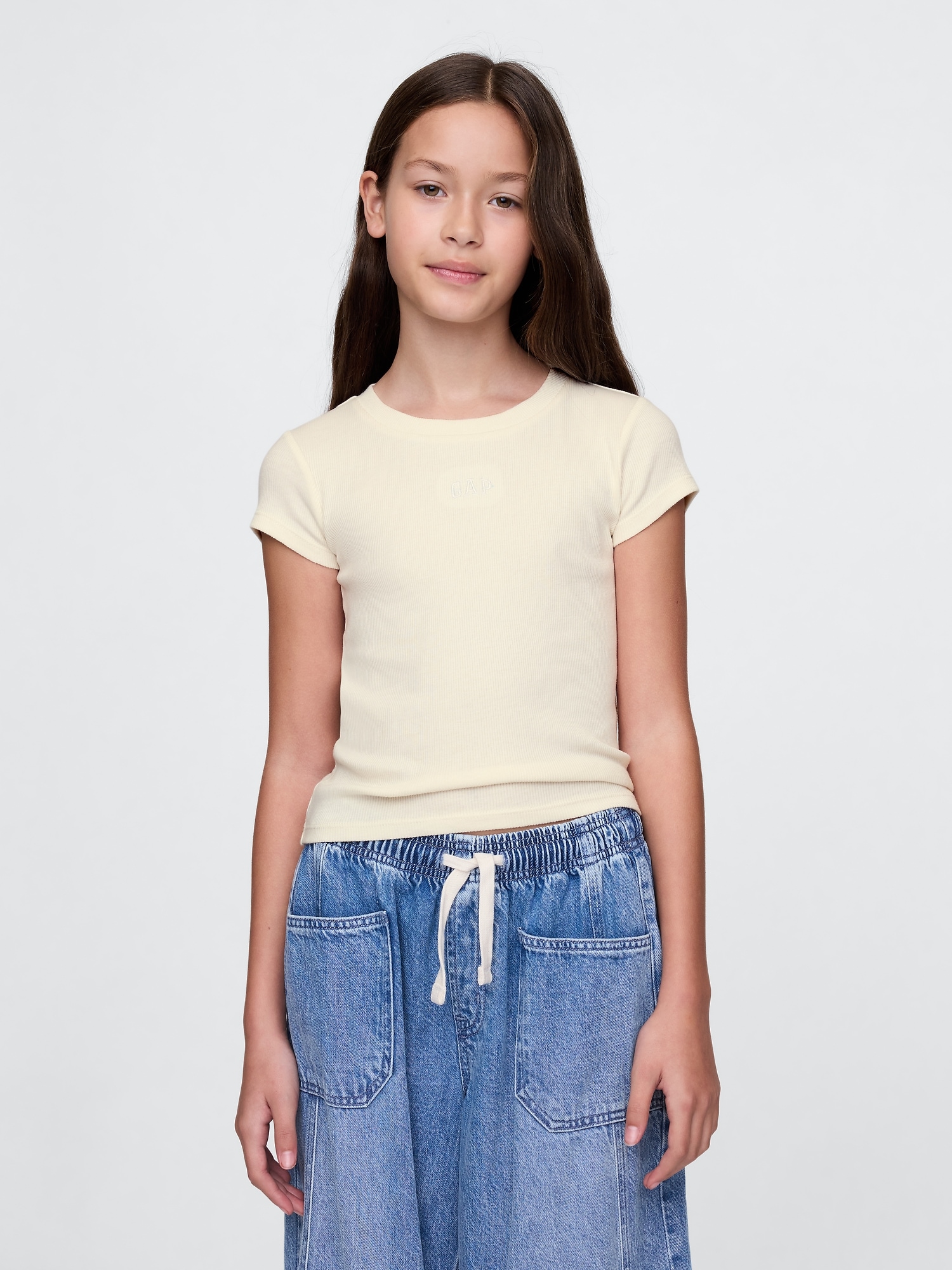 GAP Childrens ribbed T-shirt - Girls