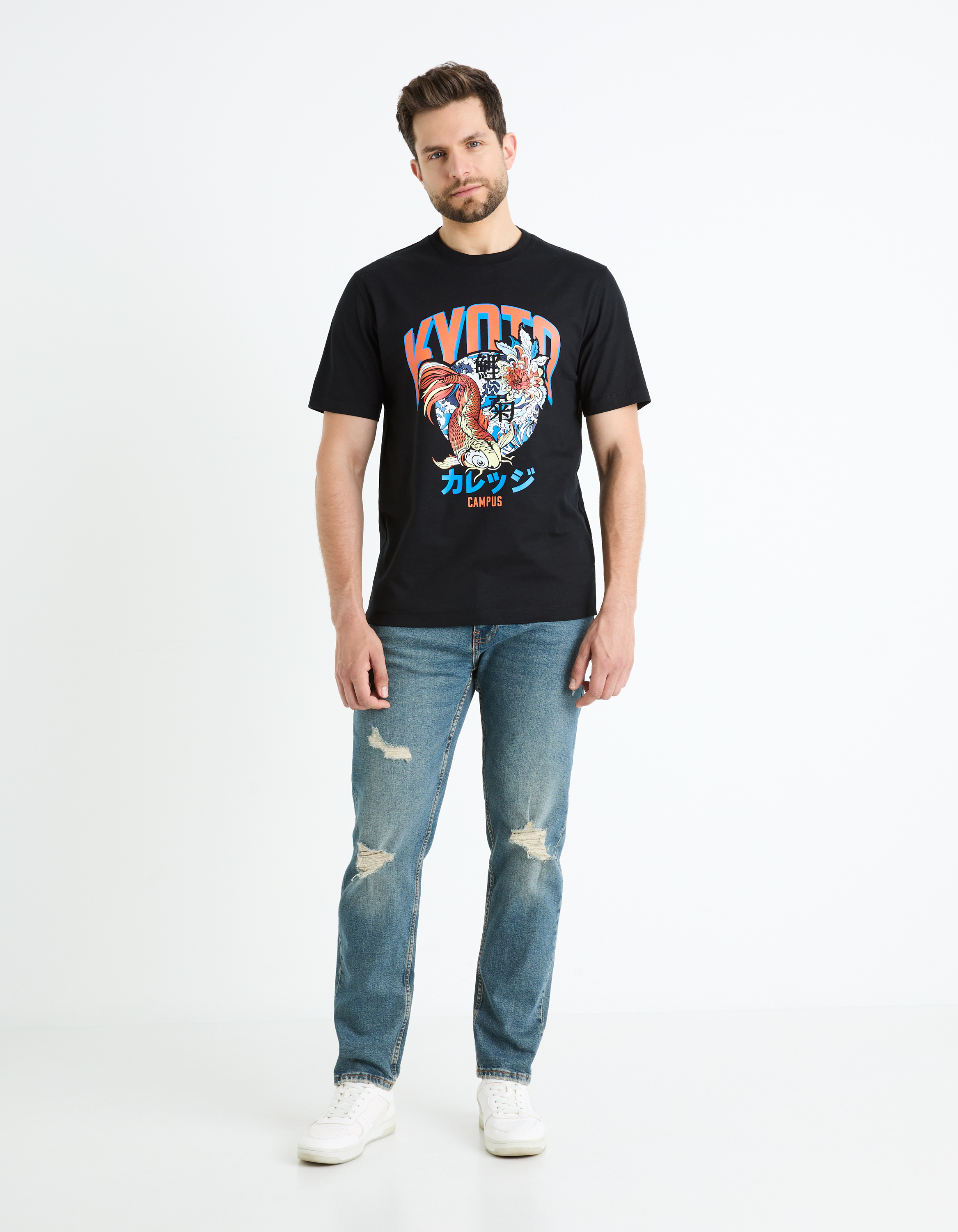Slim fit pentru barbati Celio - albastru
